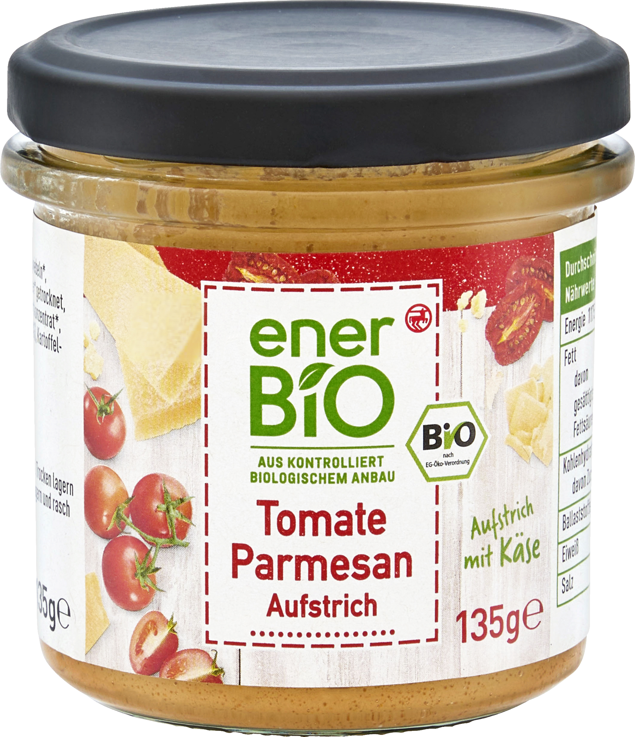 enerBiO Tomate Parmesan Aufstrich