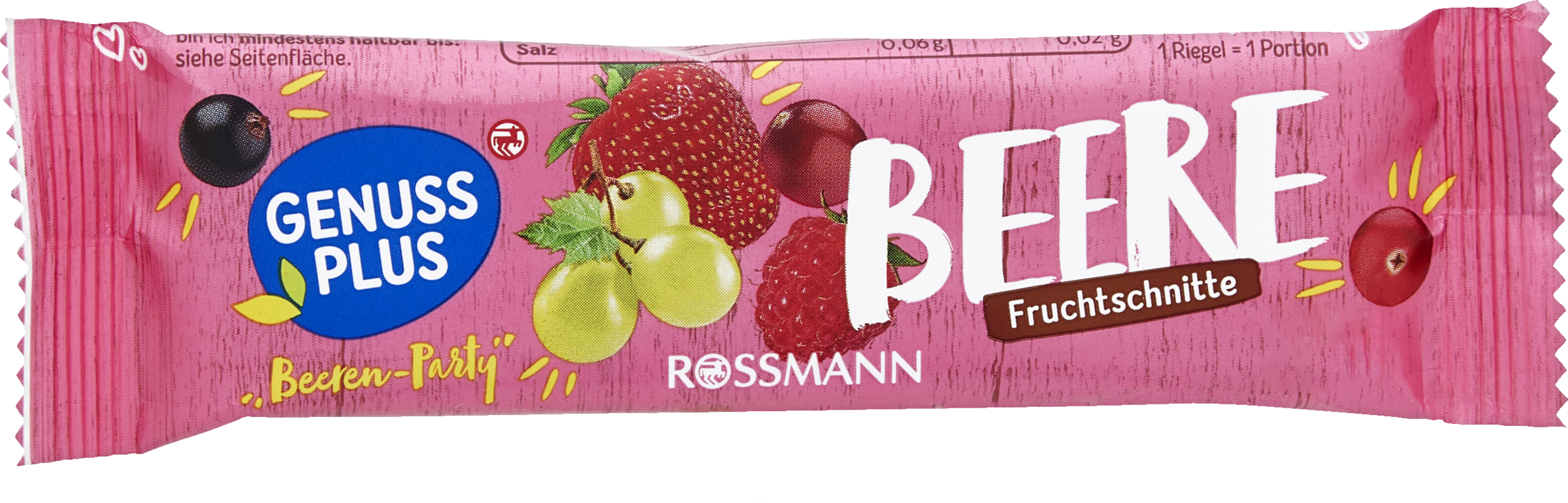 GENUSS PLUS Fruchtschnitte Beere