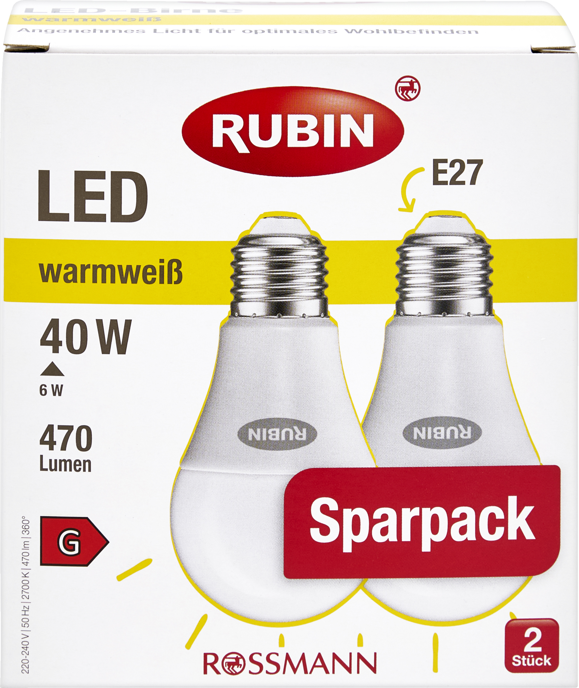 RUBIN Sparpack LED Birne