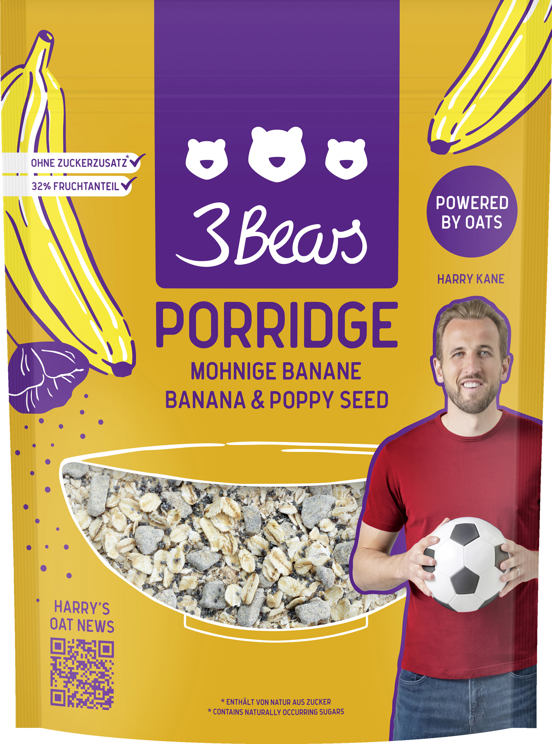 3Bears Porridge Mohnige Banane