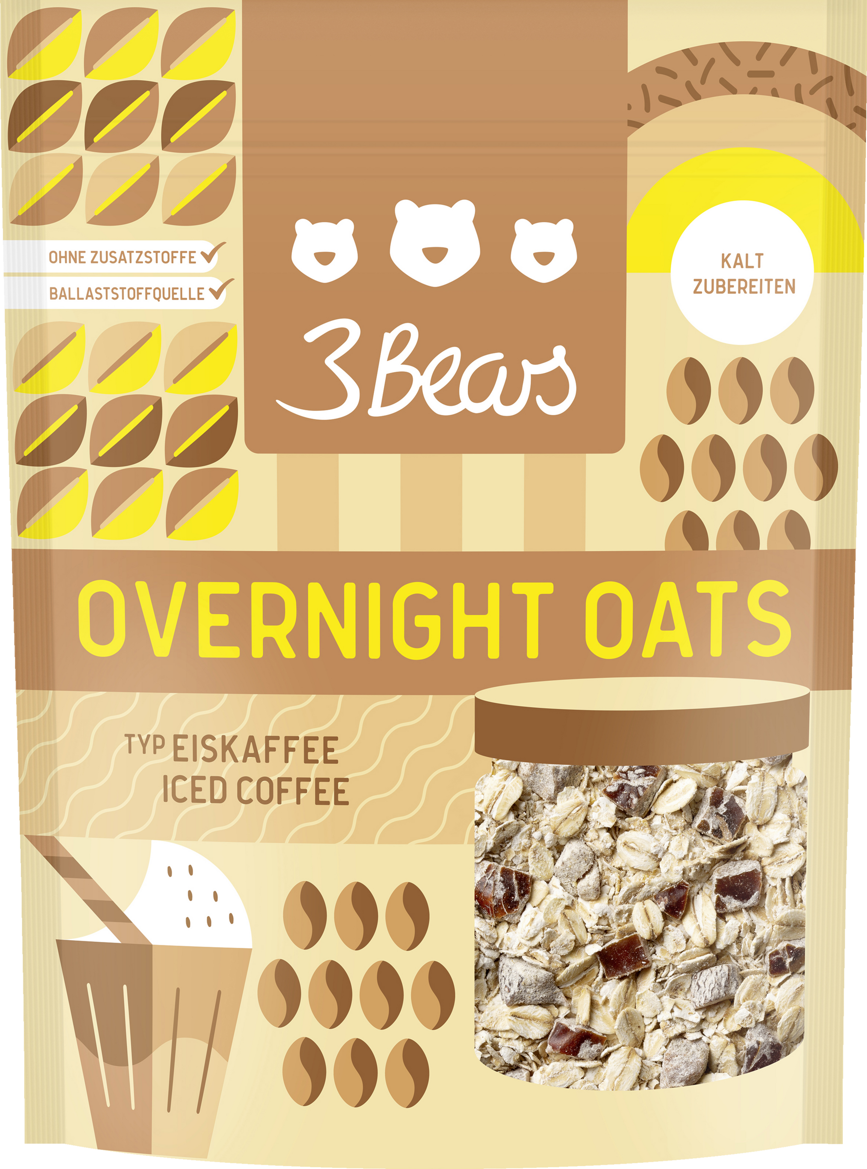 3Bears Overnight Oats Eiskaffee