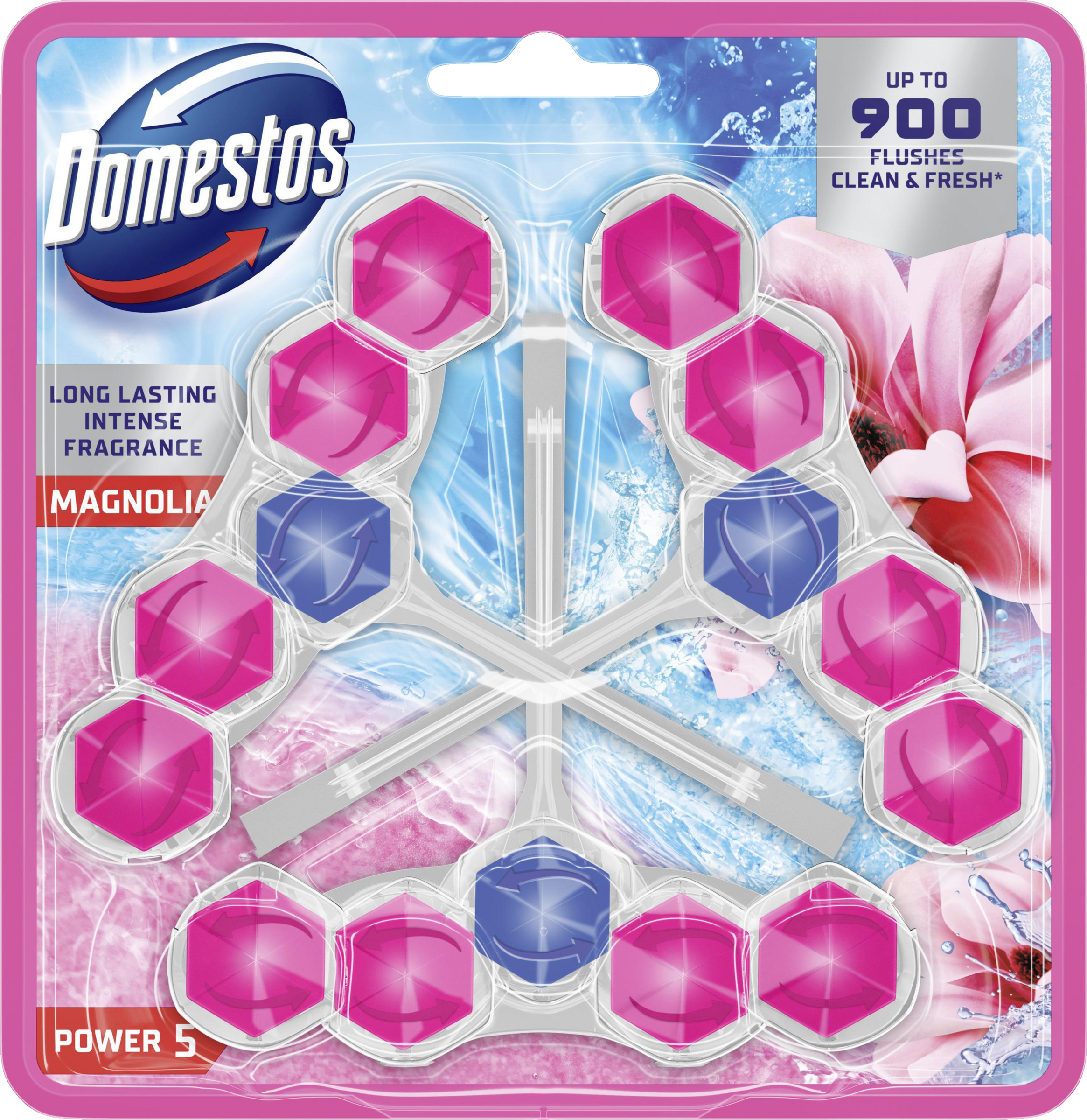 Domestos Power 5 WC-Stein Magnolie