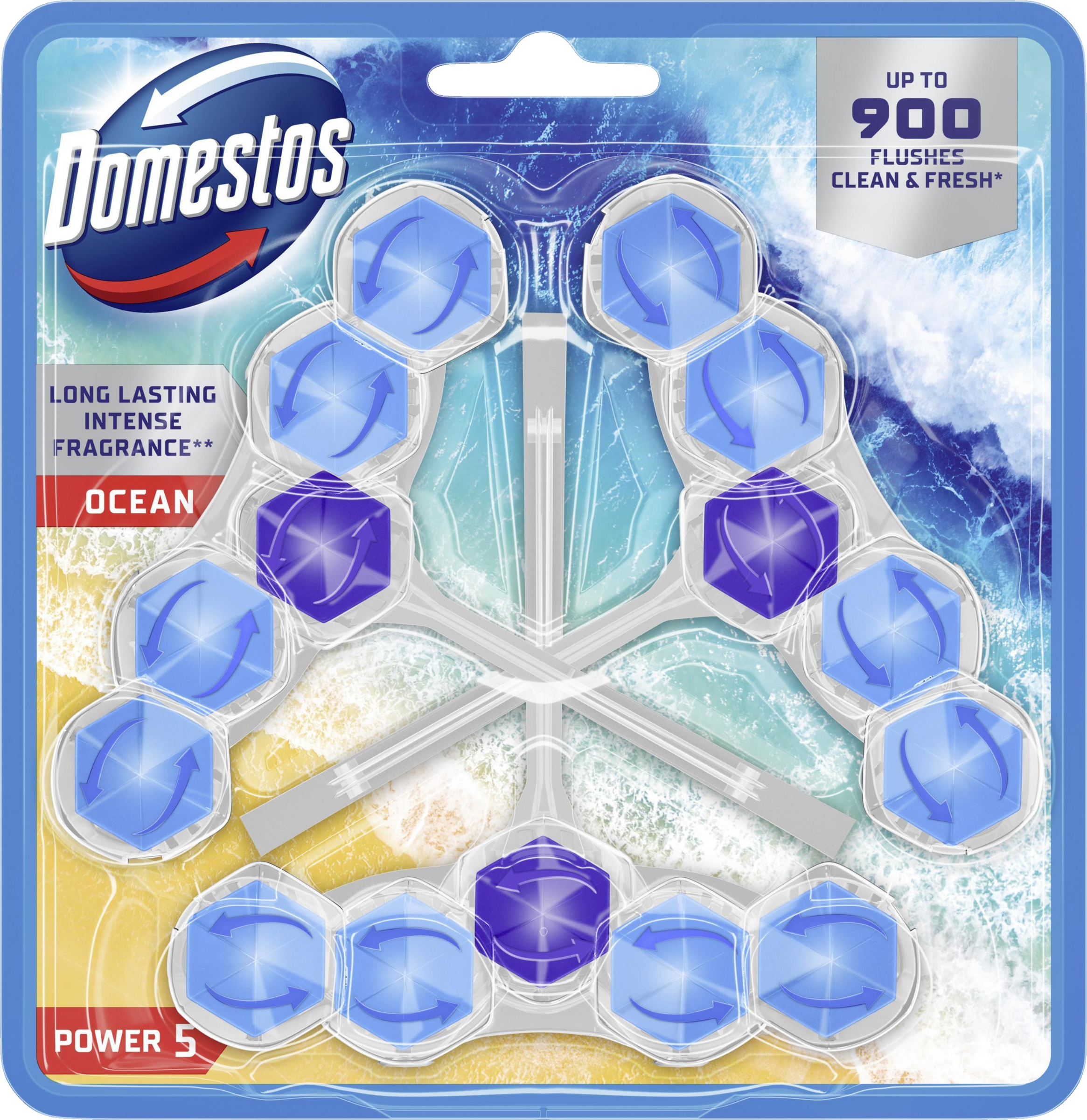 Domestos Power 5 WC-Stein Ocean Megapack