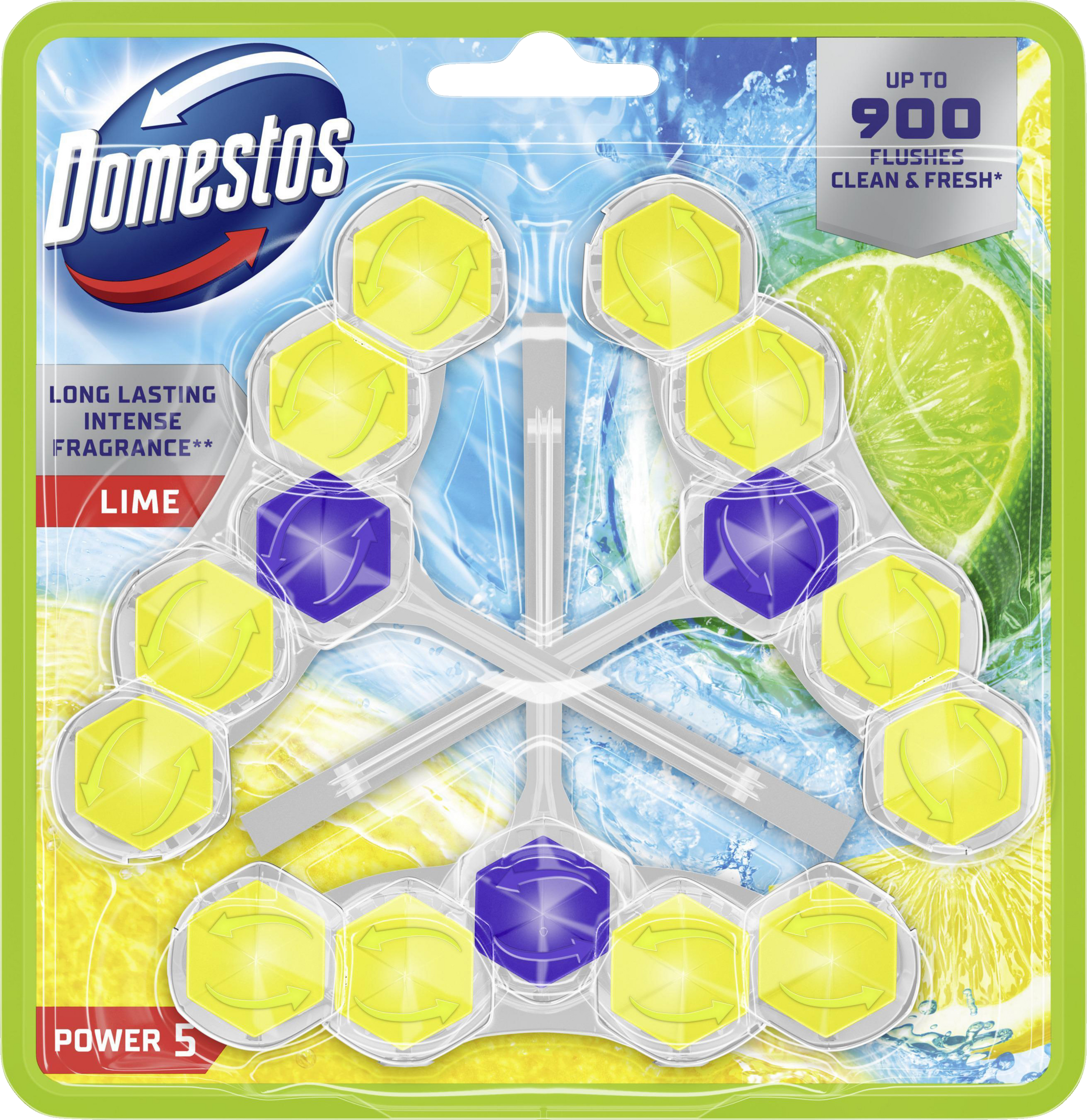 Domestos Power 5 WC-Stein Lime Megapack
