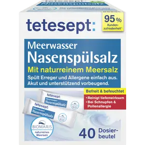 ملح لغسل الأنف بماء البحر