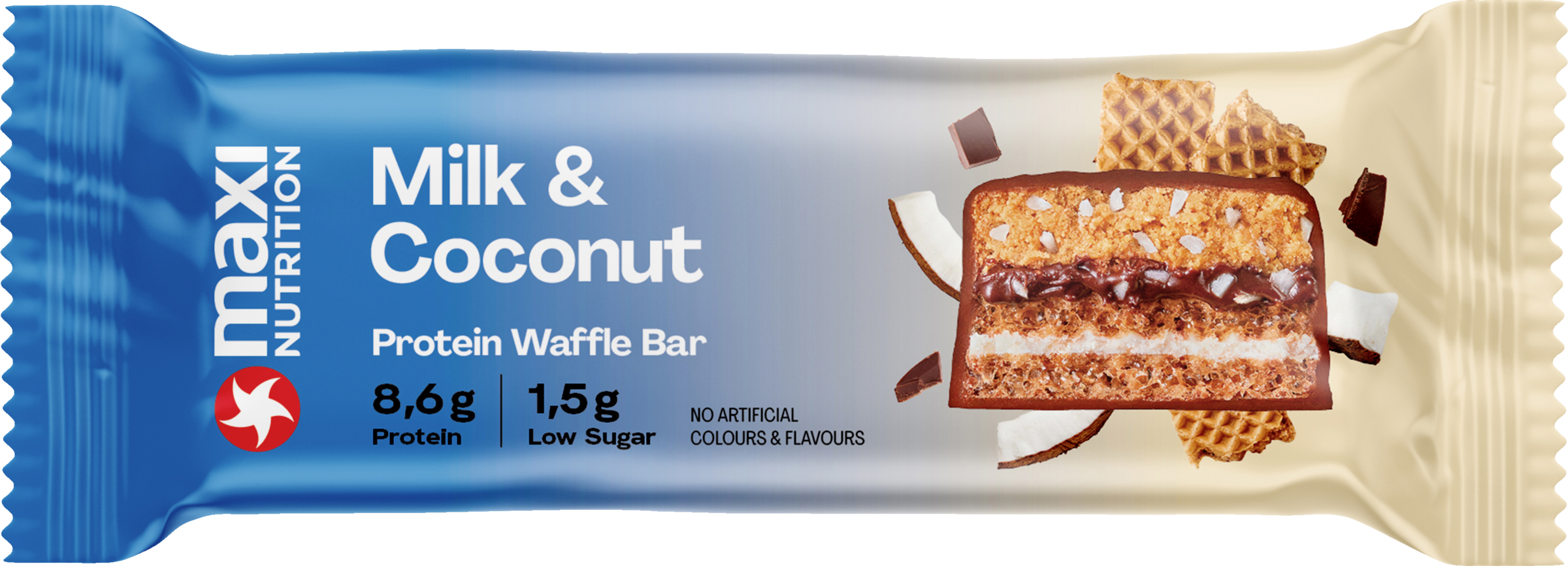 MaxiNutrition Protein Waffle Bar Milk & Coconut