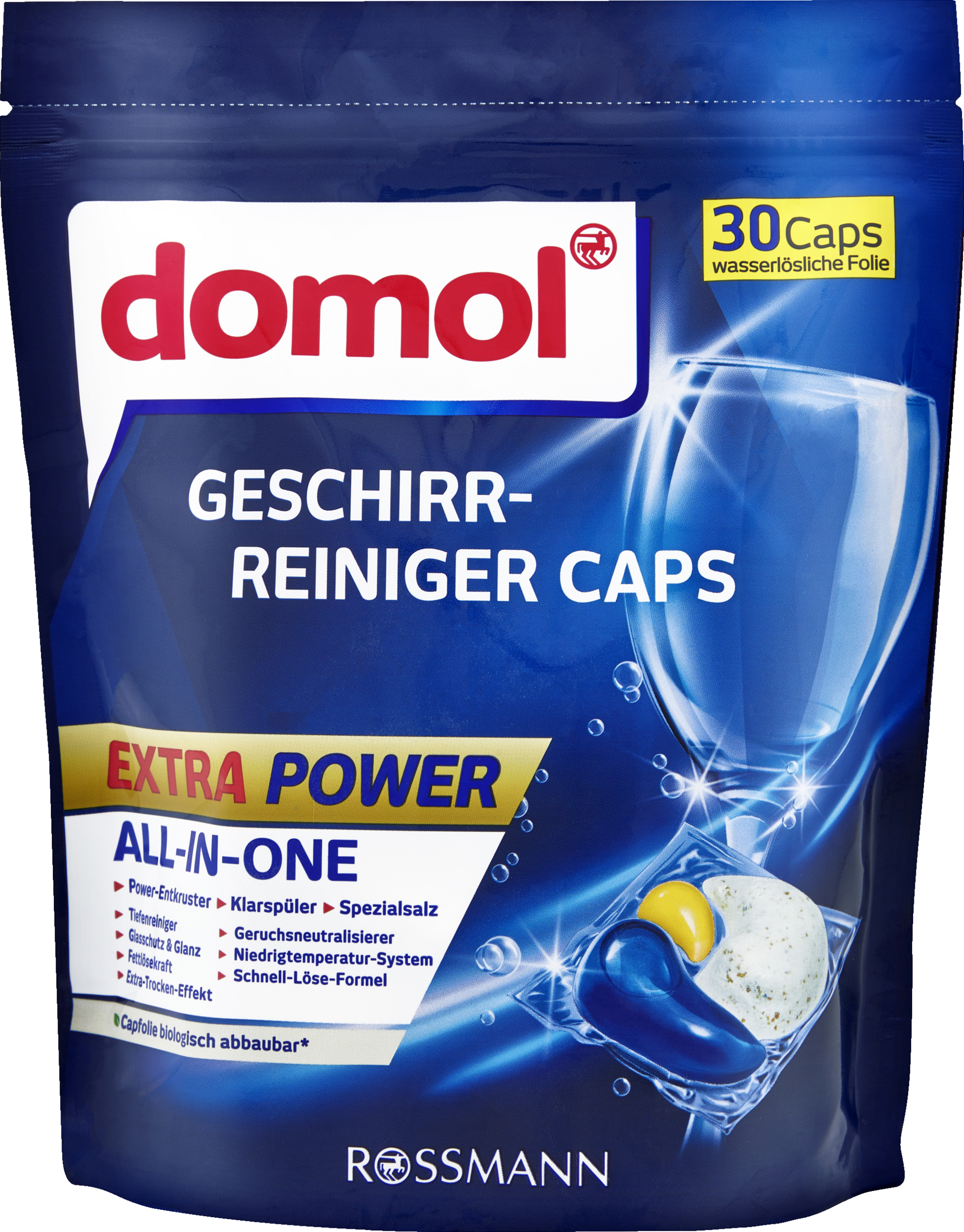 domol Geschirr-Reiniger Caps Extra Power