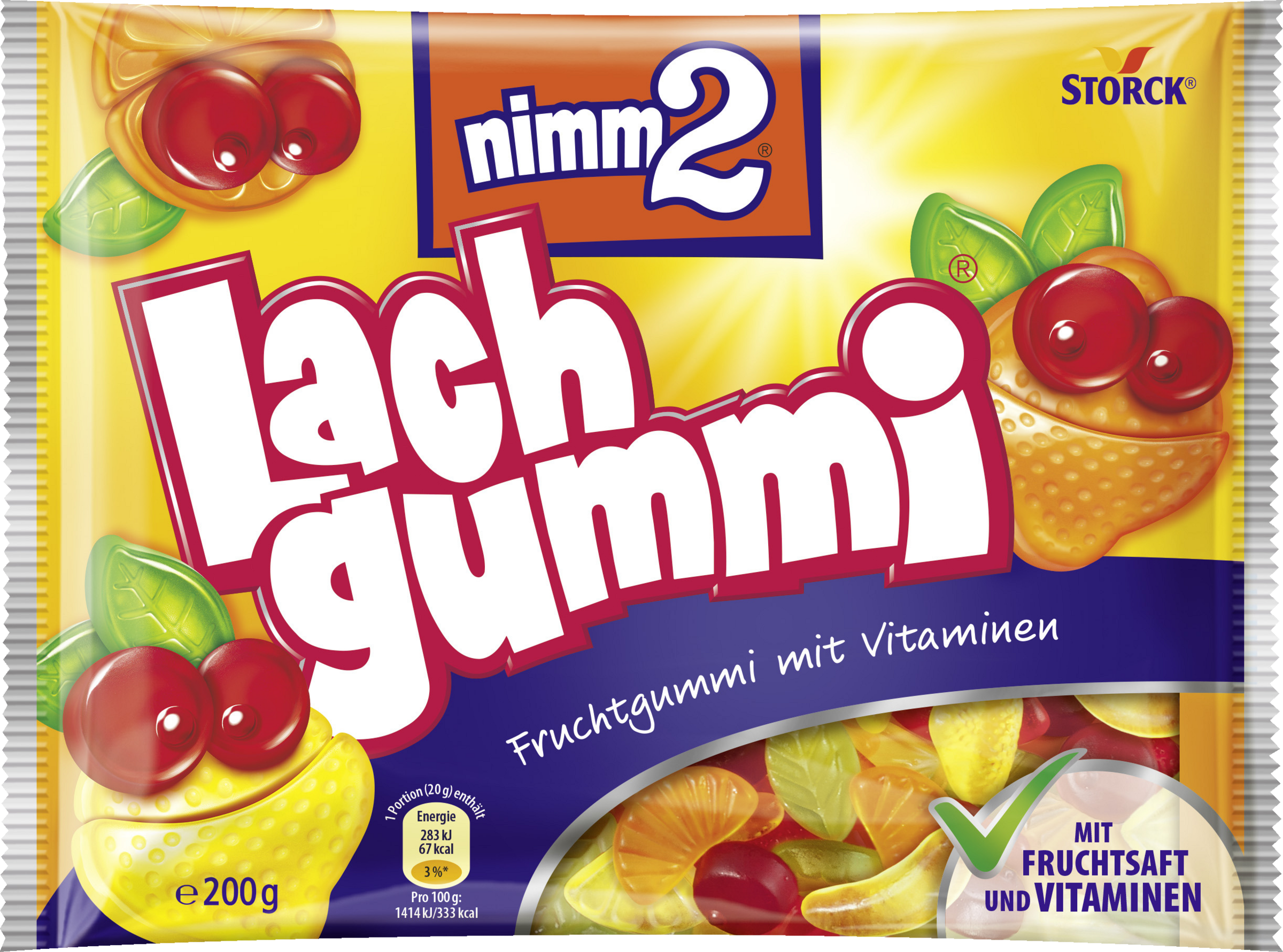 Storck nimm2 Lachgummi mit Vitaminen