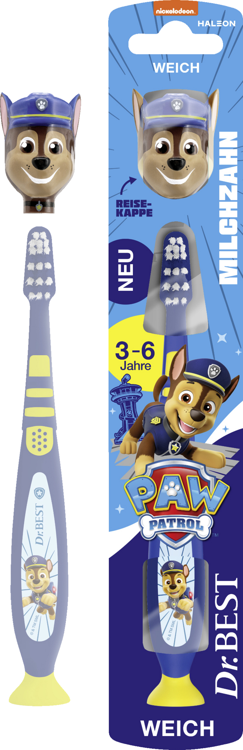 Dr.BEST Milchzahn Paw Patrol Zahnbürste weich