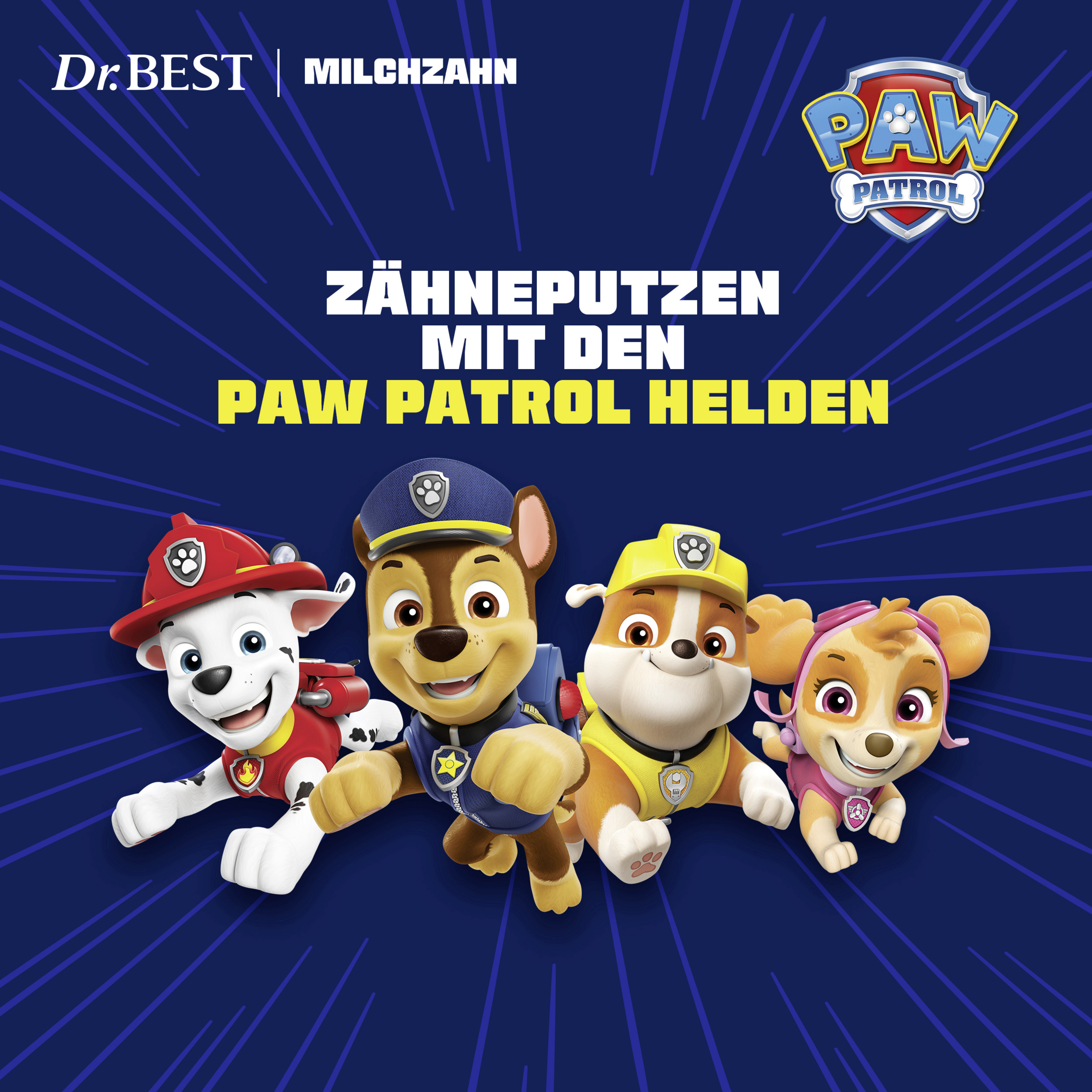 فرشاة أسنان Milchzahn Paw Patrol ناعمة 9