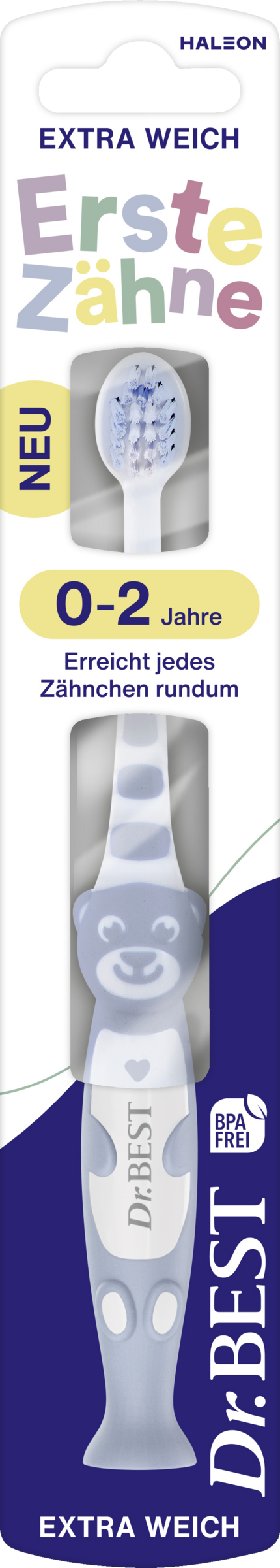 فرشاة أسنان للأطفال حديثي التسنين - ناعمة جدًا