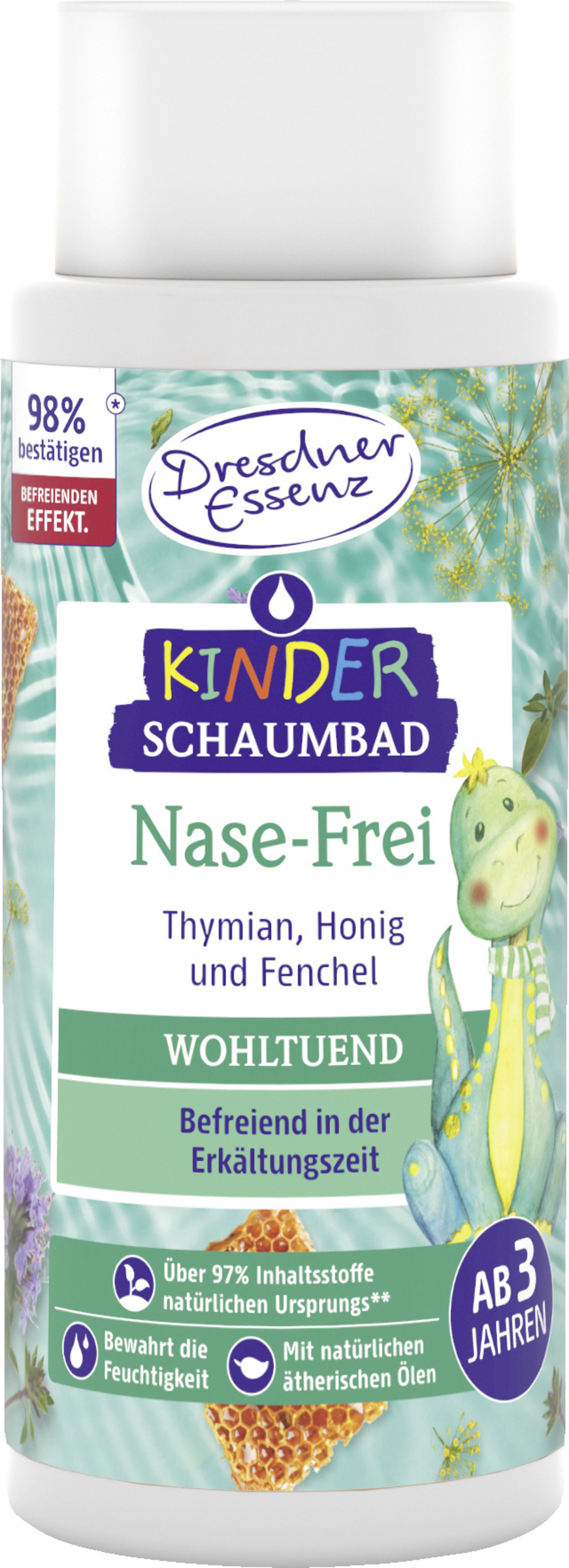 Dresdner Essenz Kinder Schaumbad Nase-Frei