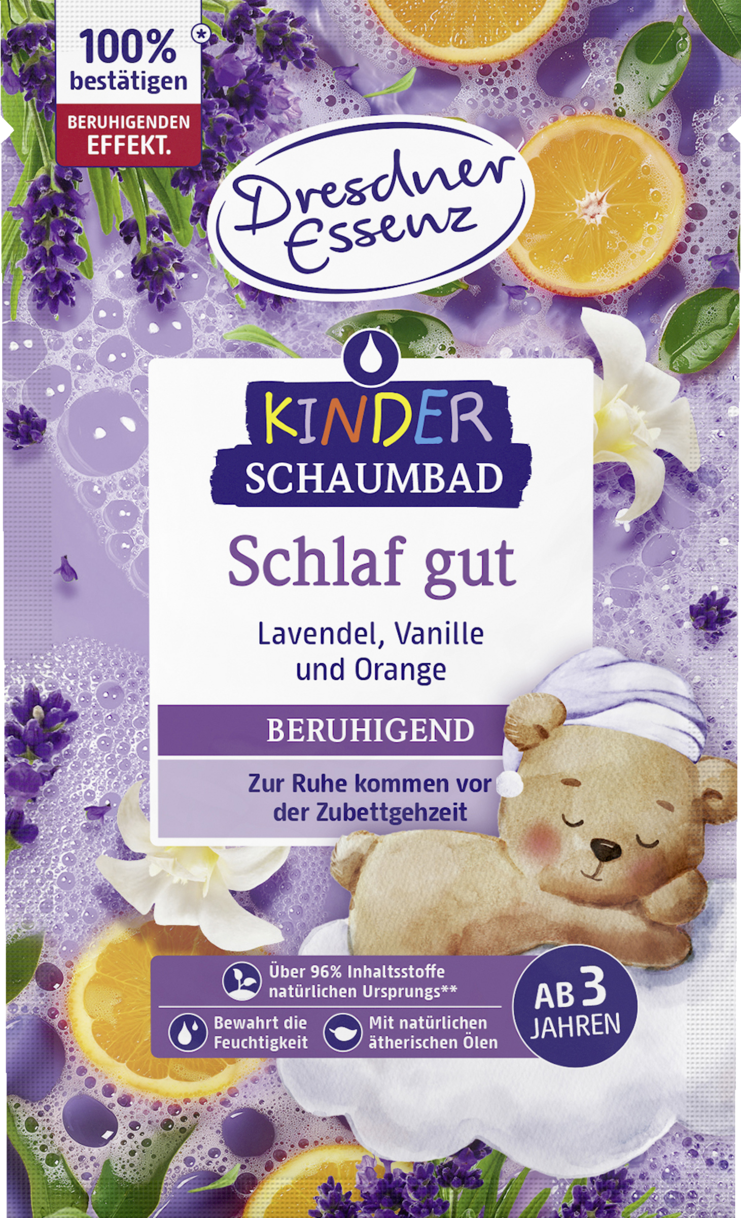 Dresdner Essenz Kinder-Schaumbad Schlaf gut