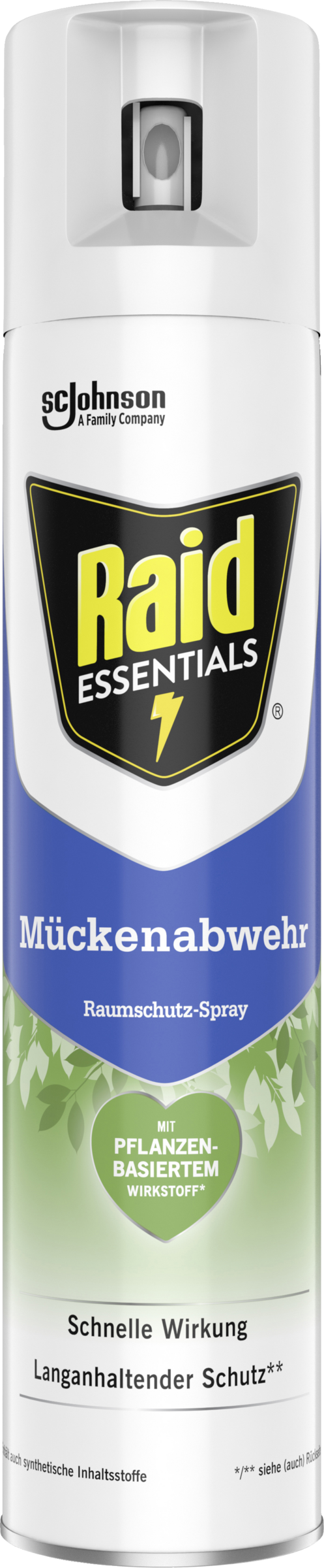 Raid Essentials Mückenabwehr Raumschutz-Spray