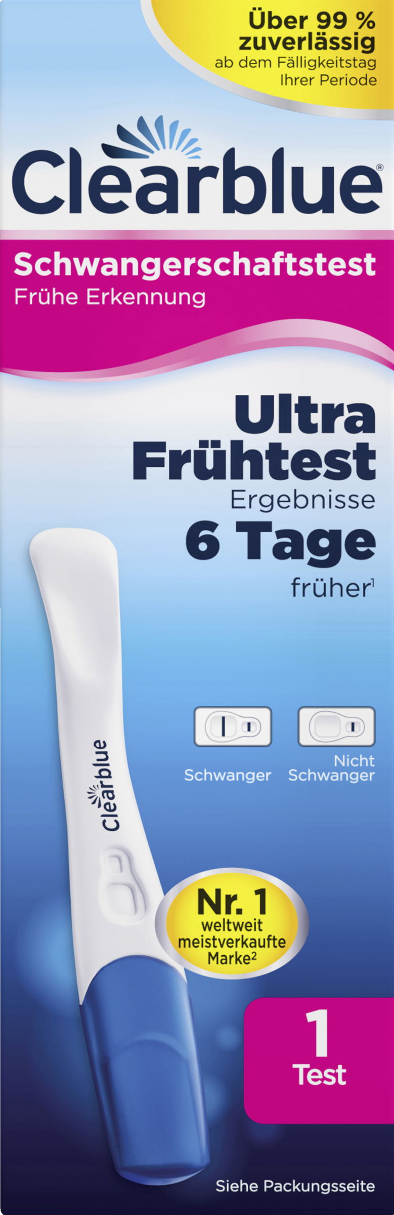 Clearblue Schwangerschaftstest Frühe Erkennung Ultra Frühtest