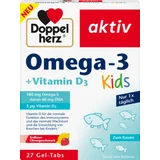 Kids Omega-3 + Vitamin D3 Gel-Tabs