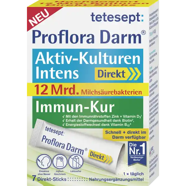 أعواد Proflora Darm Aktiv-Kulturen Intens Direct