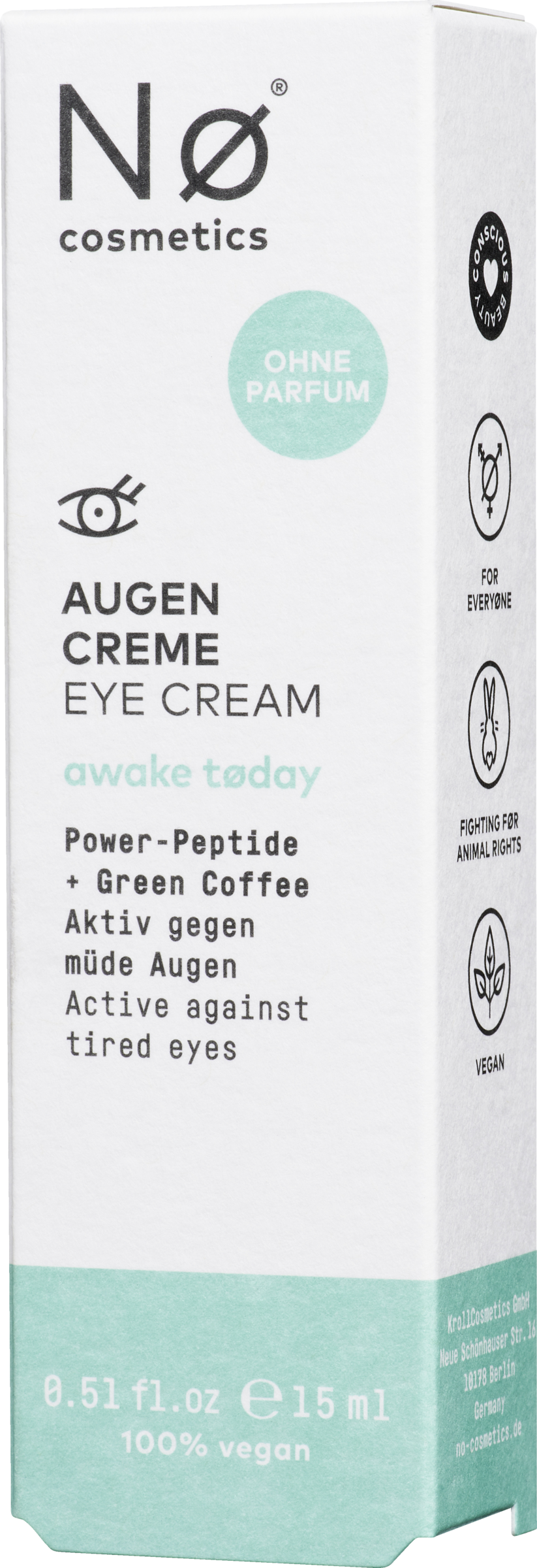 Nø awake today Augencreme