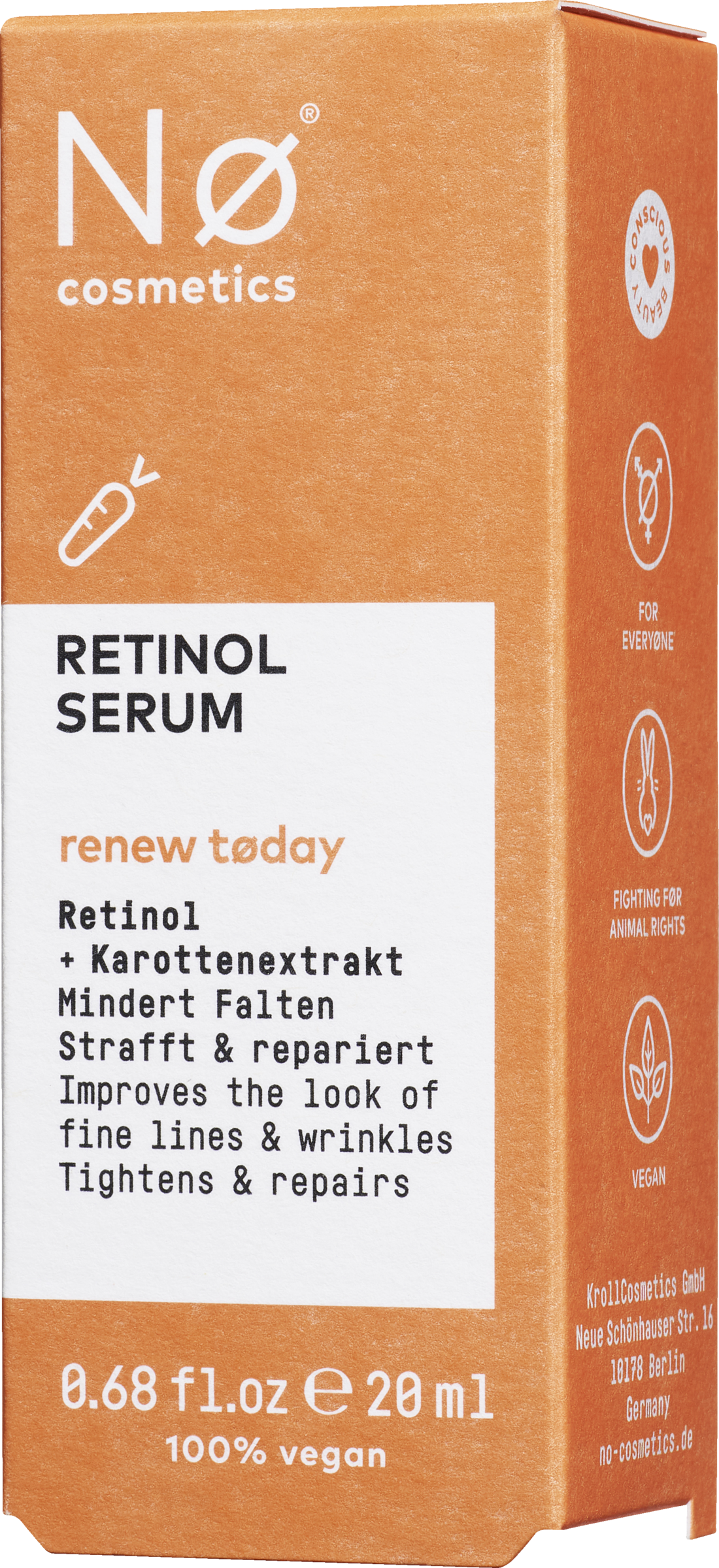 Nø renew today Retinolserum