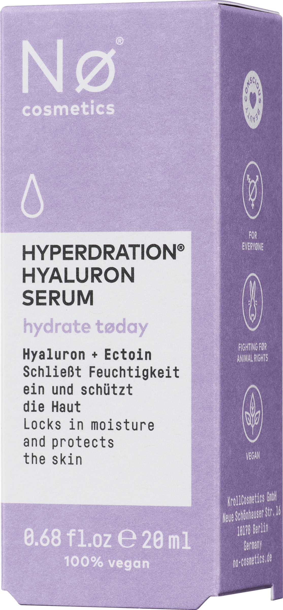 Nø hydrate today HYPERDRATION® 4D HYALURON SERUM