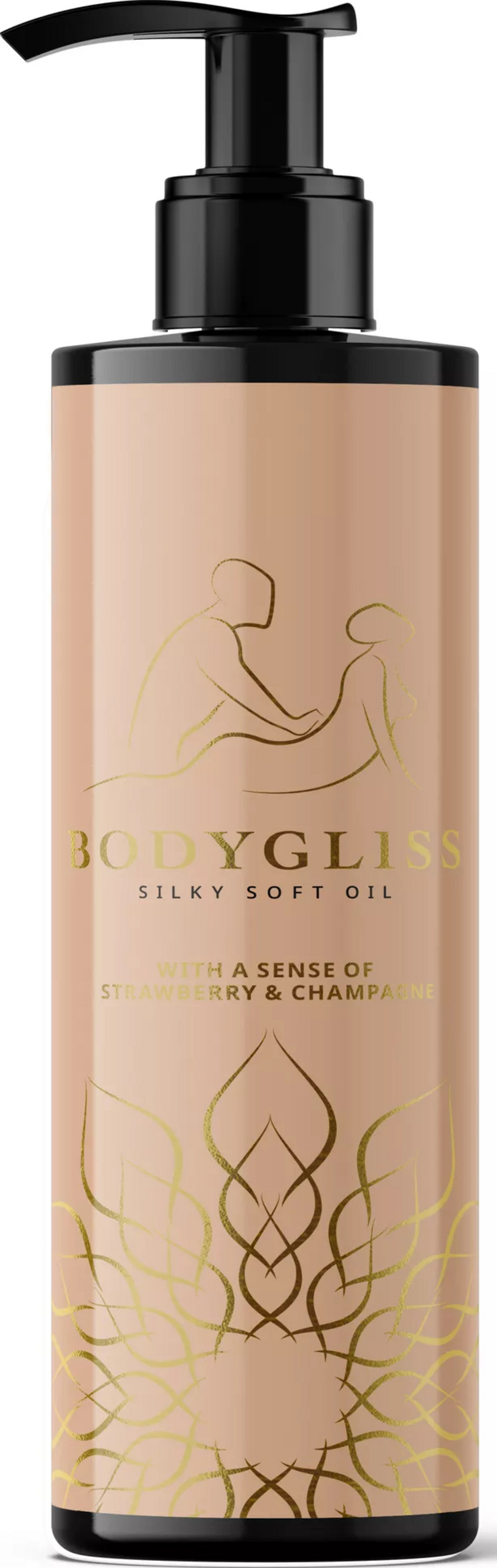 BodyGliss Massageöl & Gleitmittel Erdbeere & Champagner
