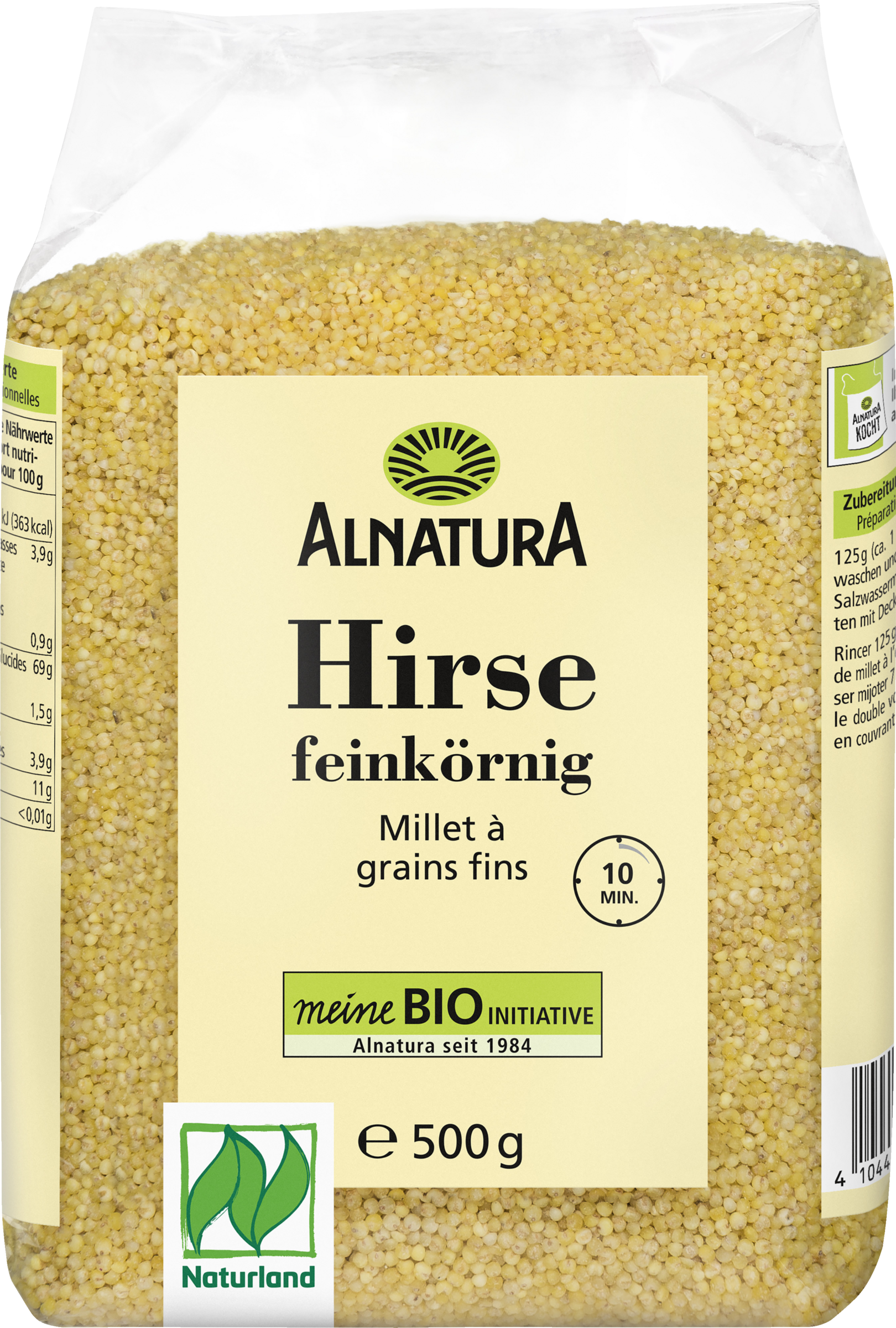 Alnatura Bio Hirse feinkörnig Naturland