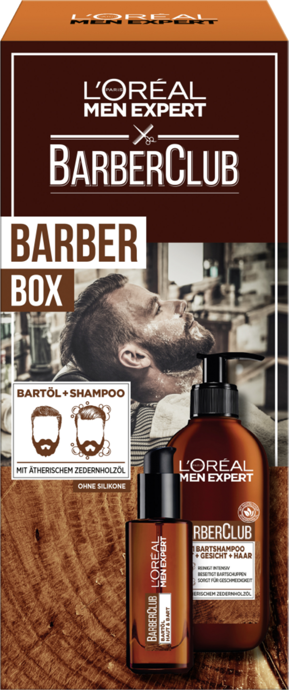 L’Oréal Paris men expert Bartpflege-Set Barber Club Bartshampoo + Bartöl