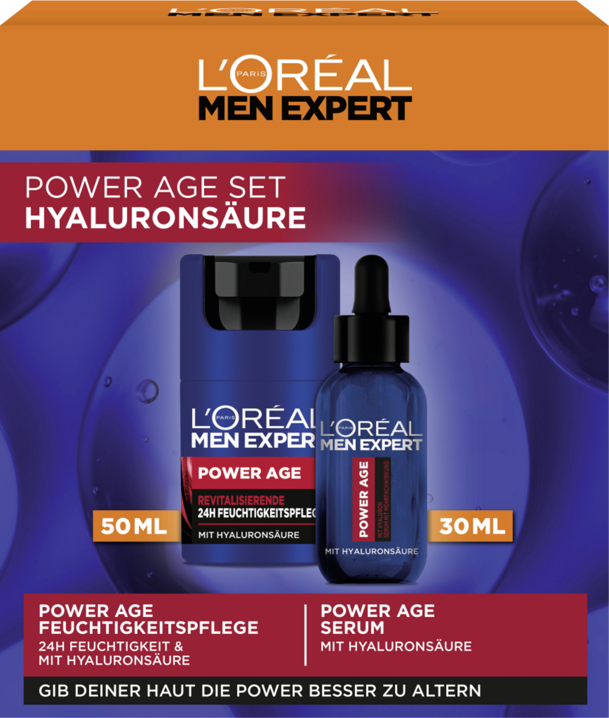 L’Oréal Paris men expert Geschenkset Power Age Serum + Gesichtscreme