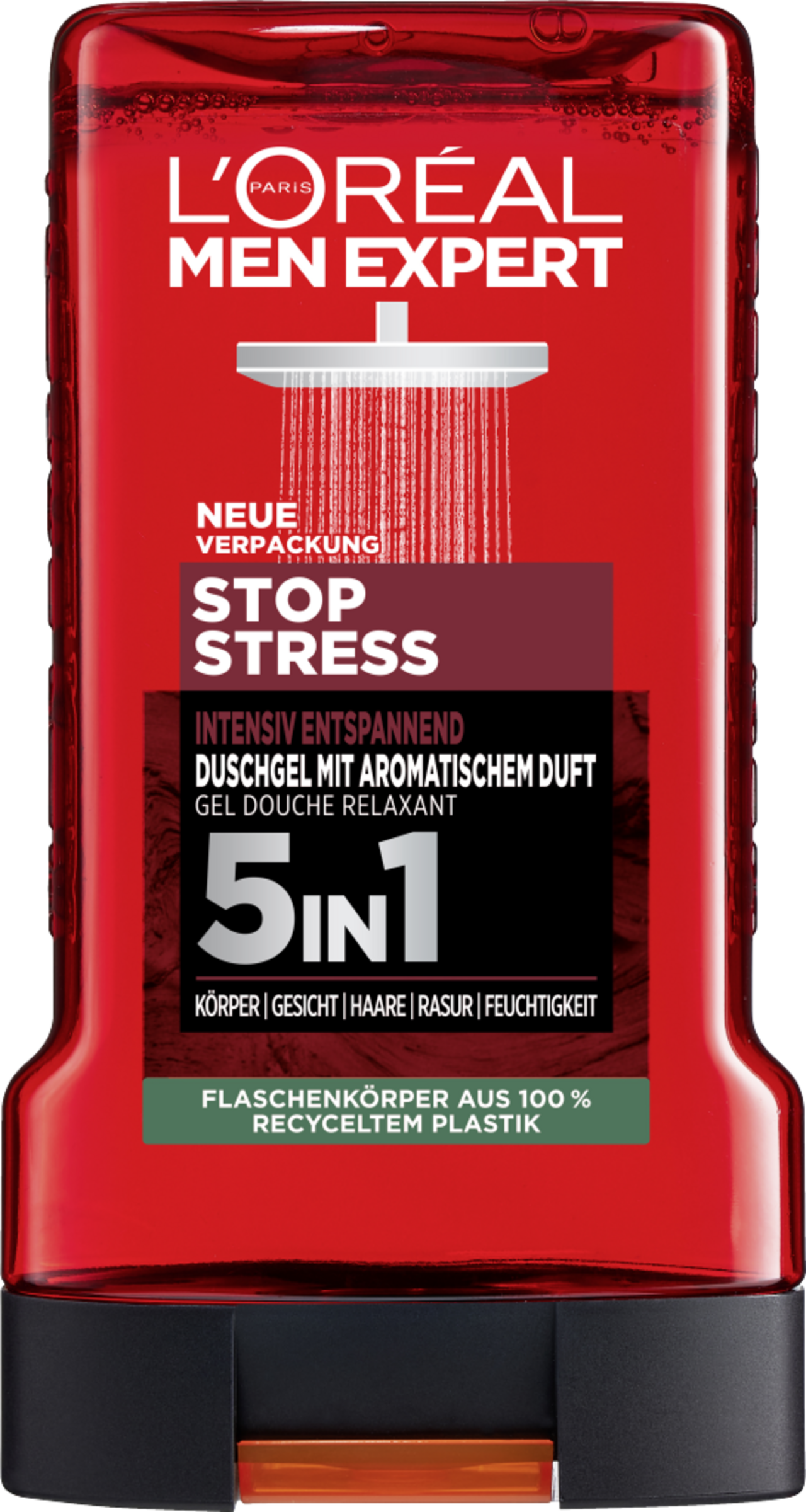 L’Oréal Paris men expert Duschgel & Shampoo Stop Stress mit aromatischem Duft 5in1