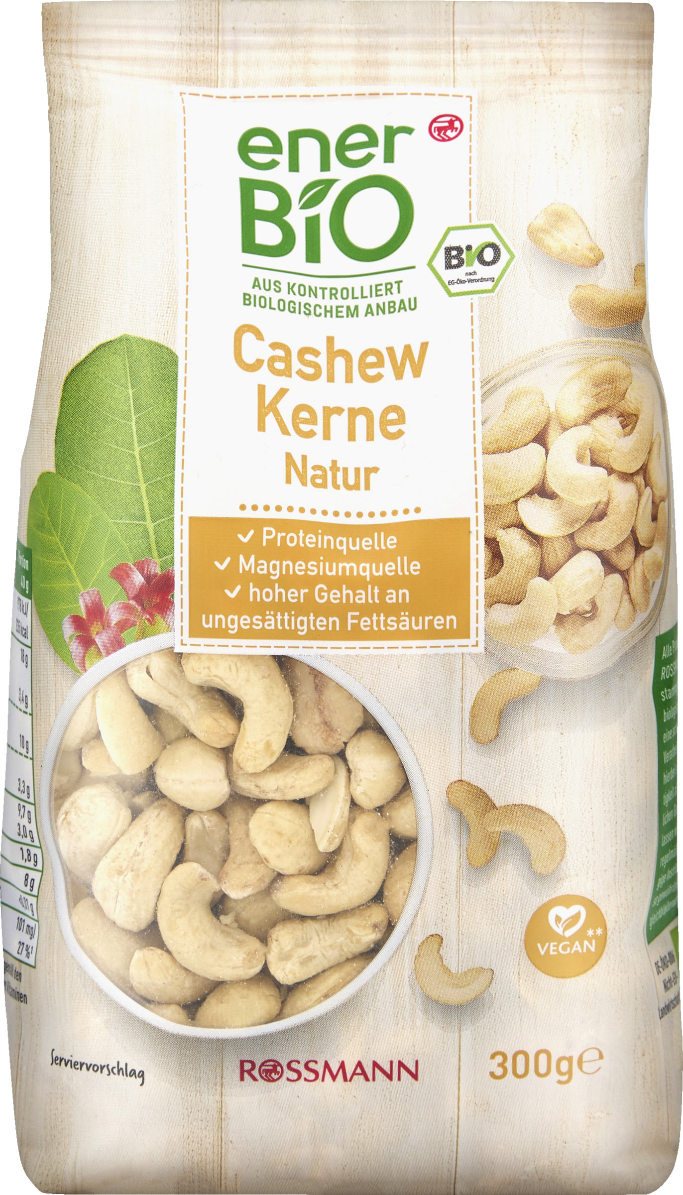 enerBiO Cashew Kerne Natur