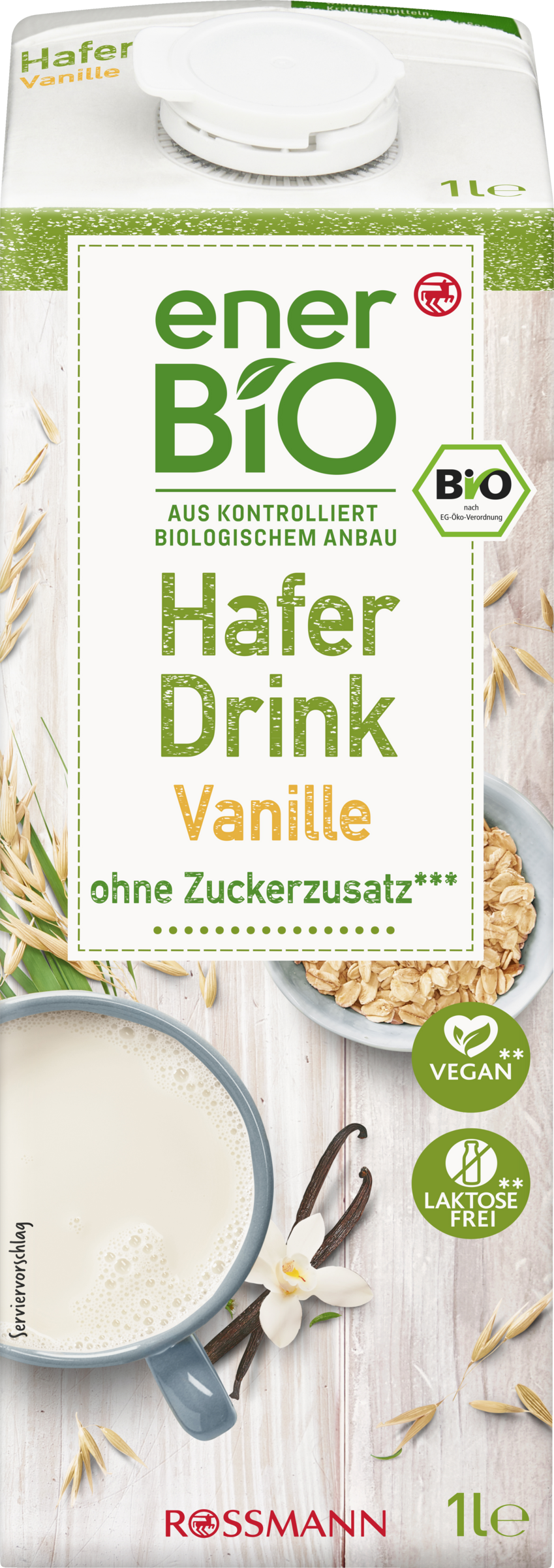 enerBiO Hafer Drink Vanille