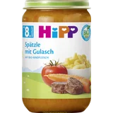 Bio Spätzle mit Gulasch