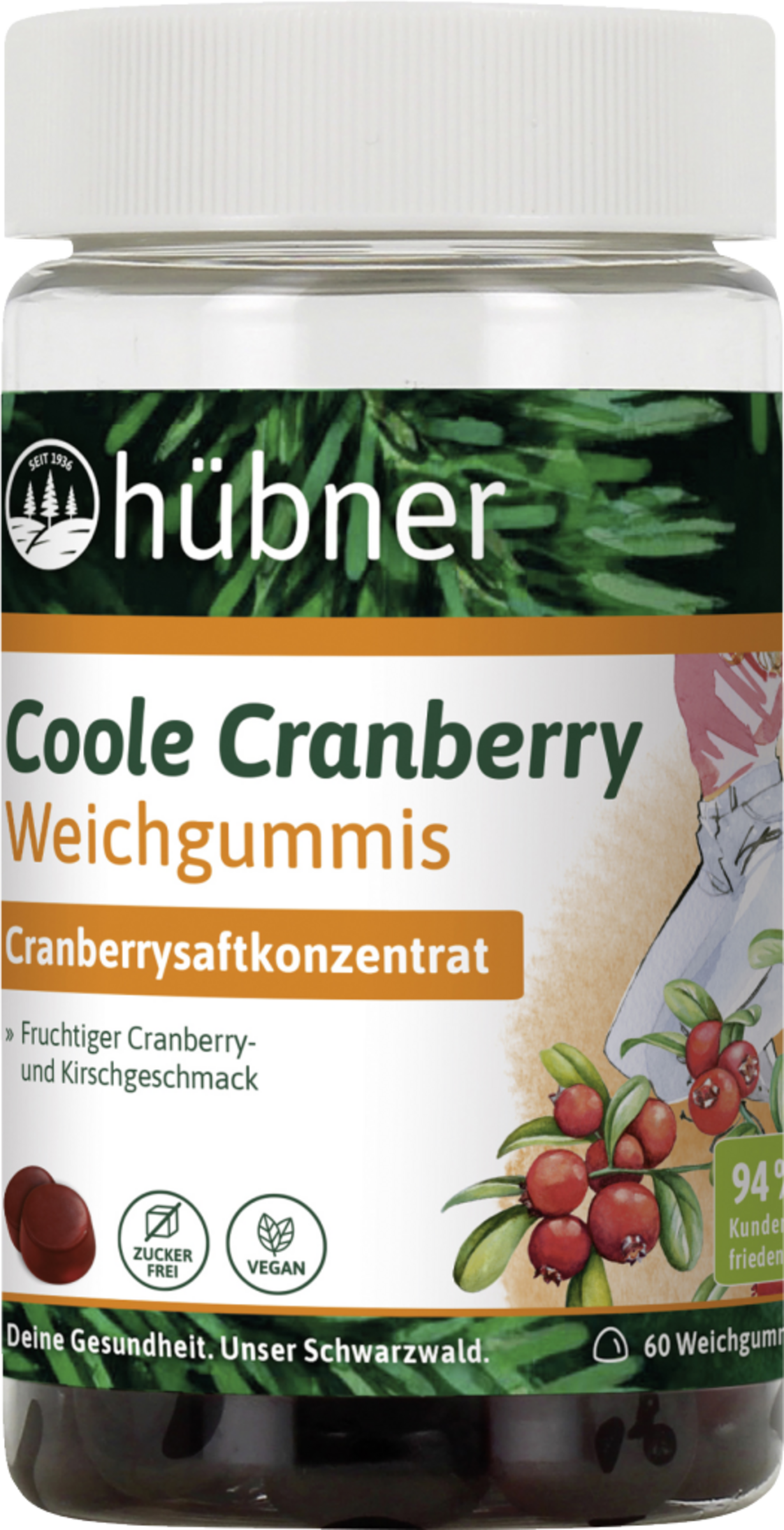 hübner® Coole Cranberry Weichgummis