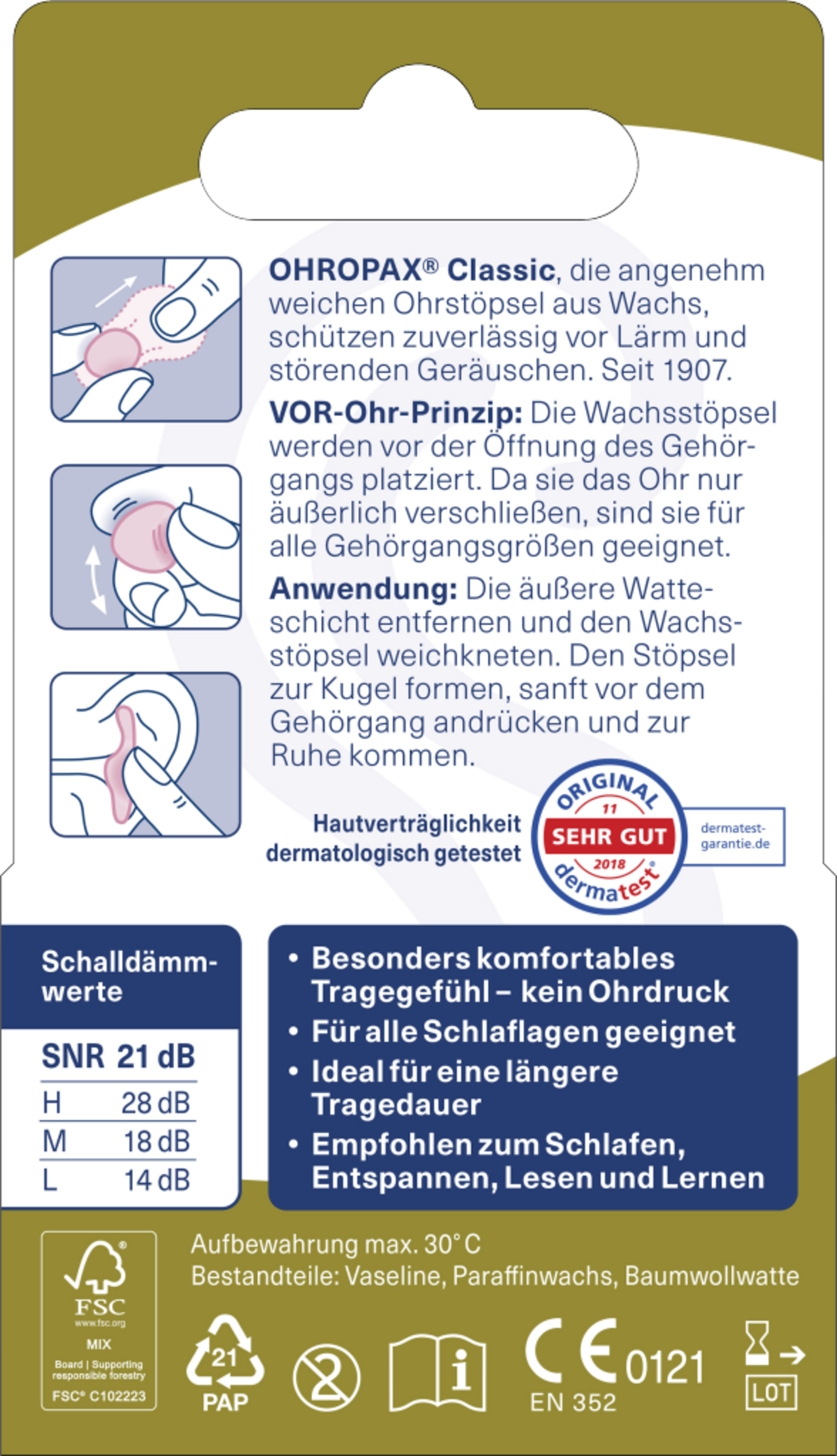 سدادات أذن أمام الأذن CLASSIC 3