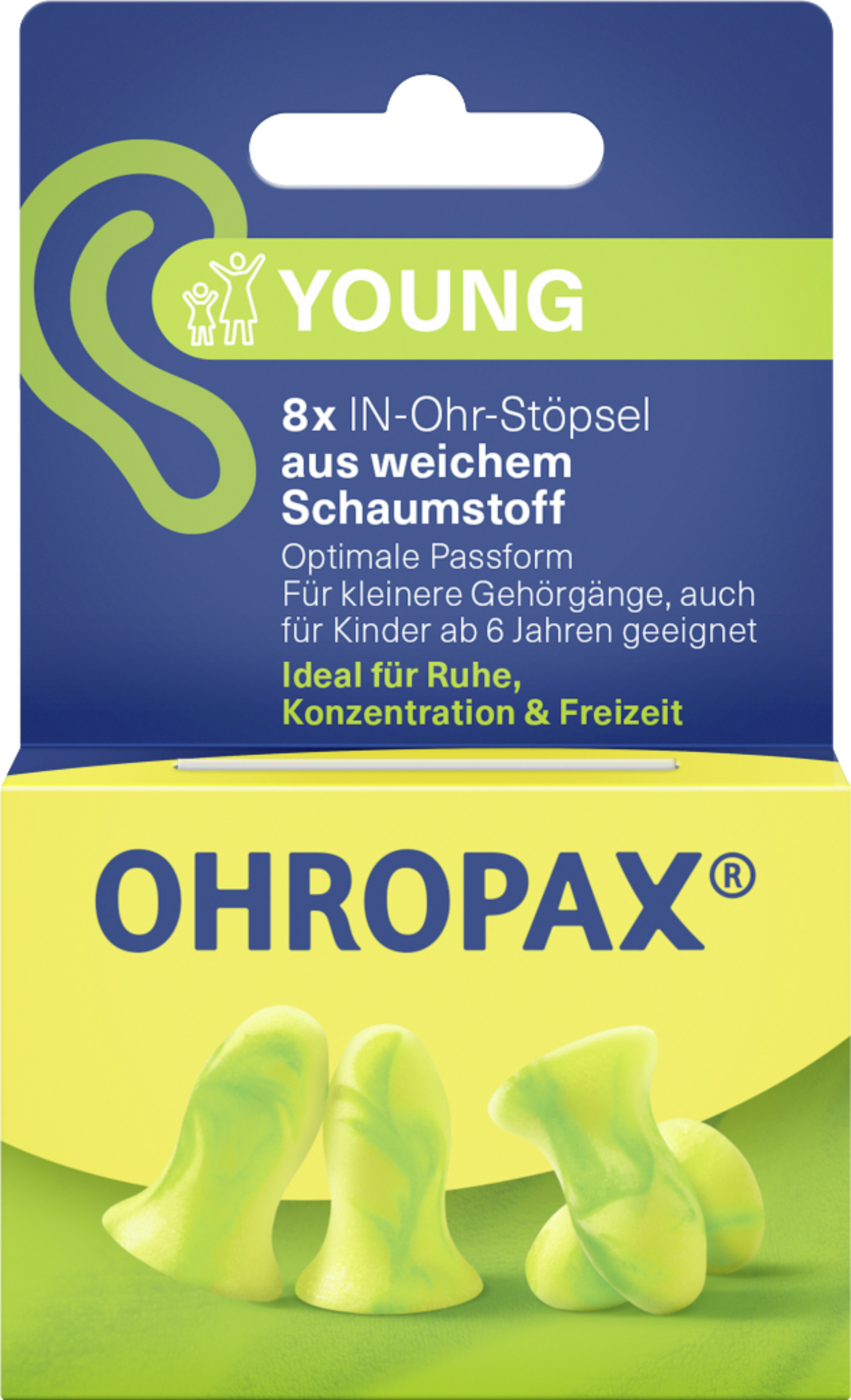 Ohropax IN-Ohr-Stöpsel YOUNG