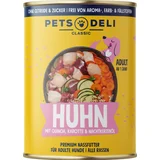 Nassfutter Huhn mit Quinoa, Karotte & Nachtkerzenöl