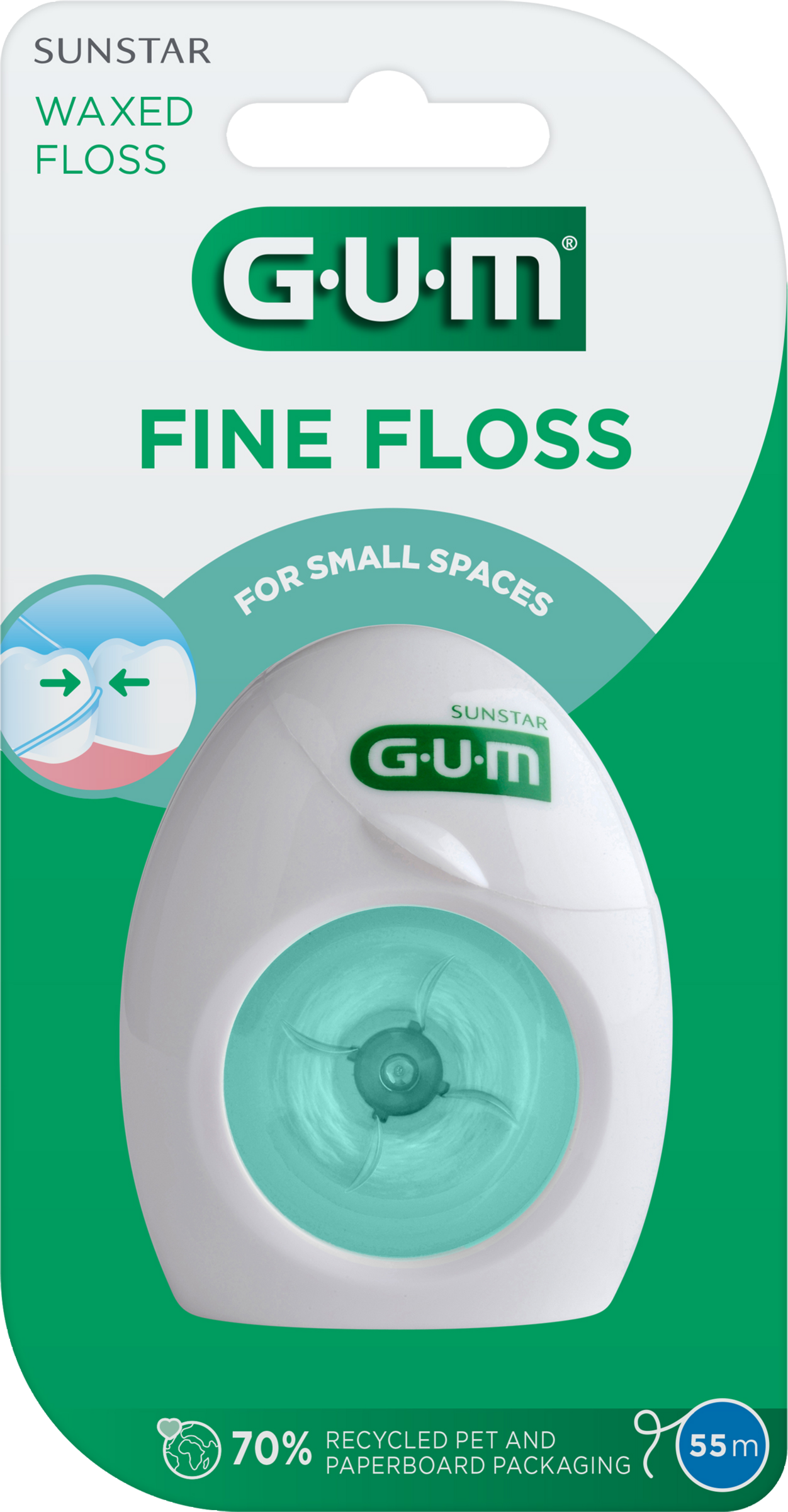 خيط تنظيف الأسنان FINE FLOSS، مشمع