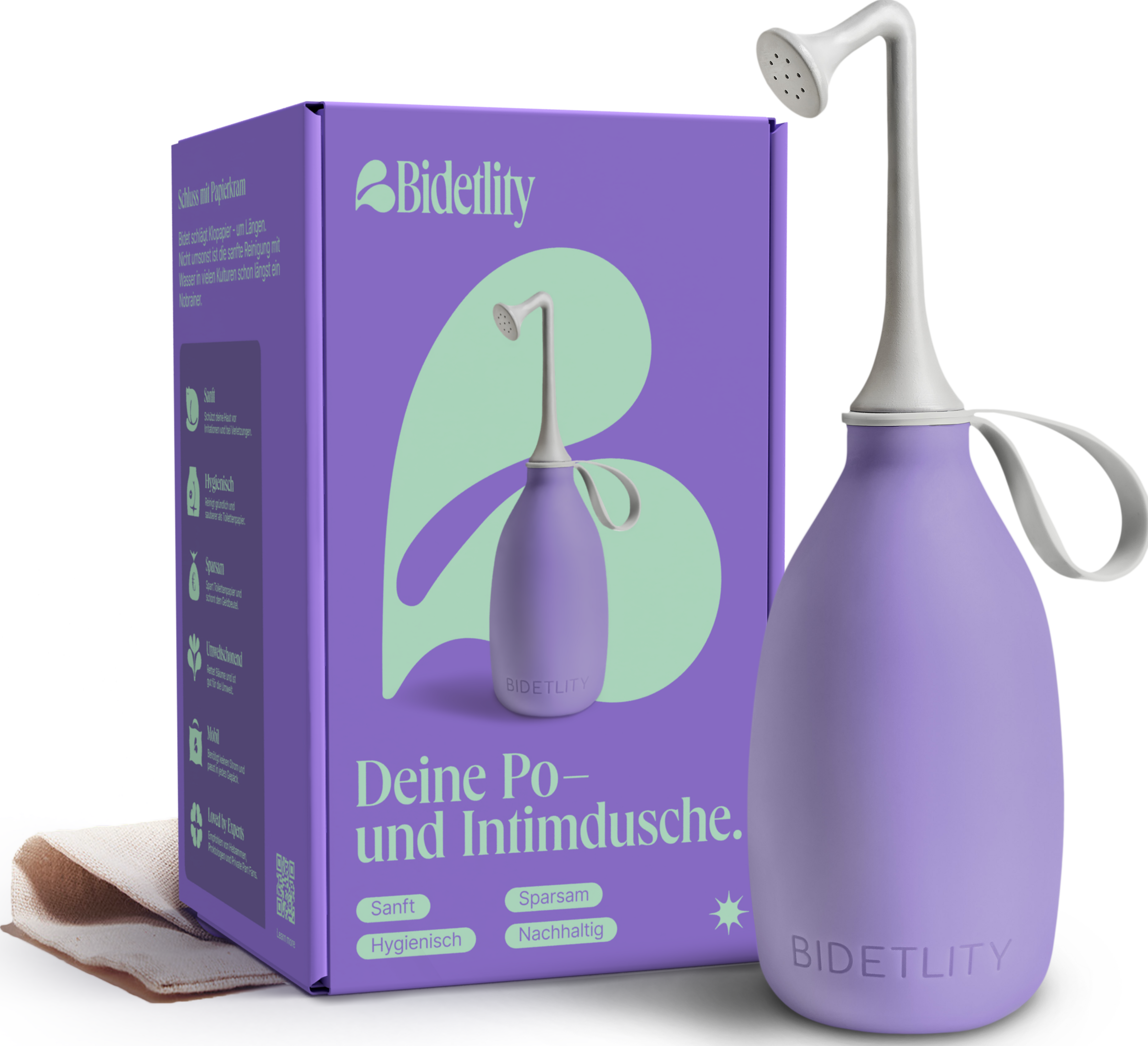 BIDETLITY Po-Dusche Intim-Dusche PROUD PURPLE