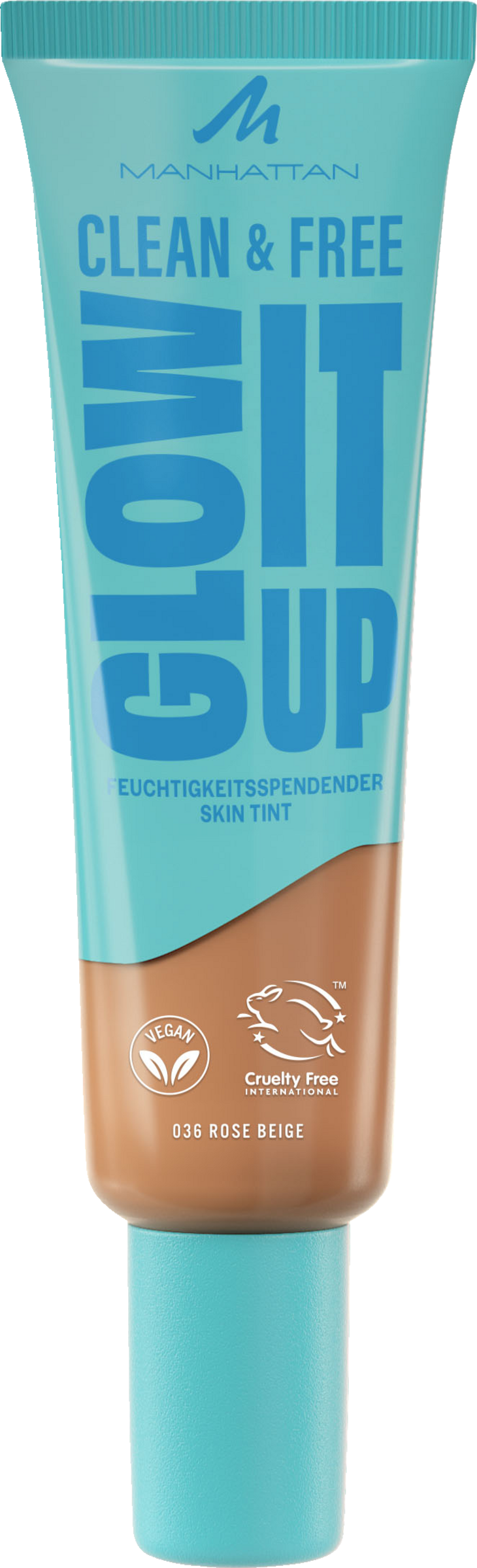 Manhattan Clean & Free Glow It Up Skin Tint 36 Rose Beige