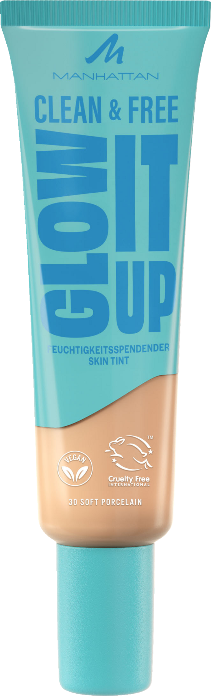 Manhattan Clean & Free Glow It Up Skin Tint 30 Soft Porcelain