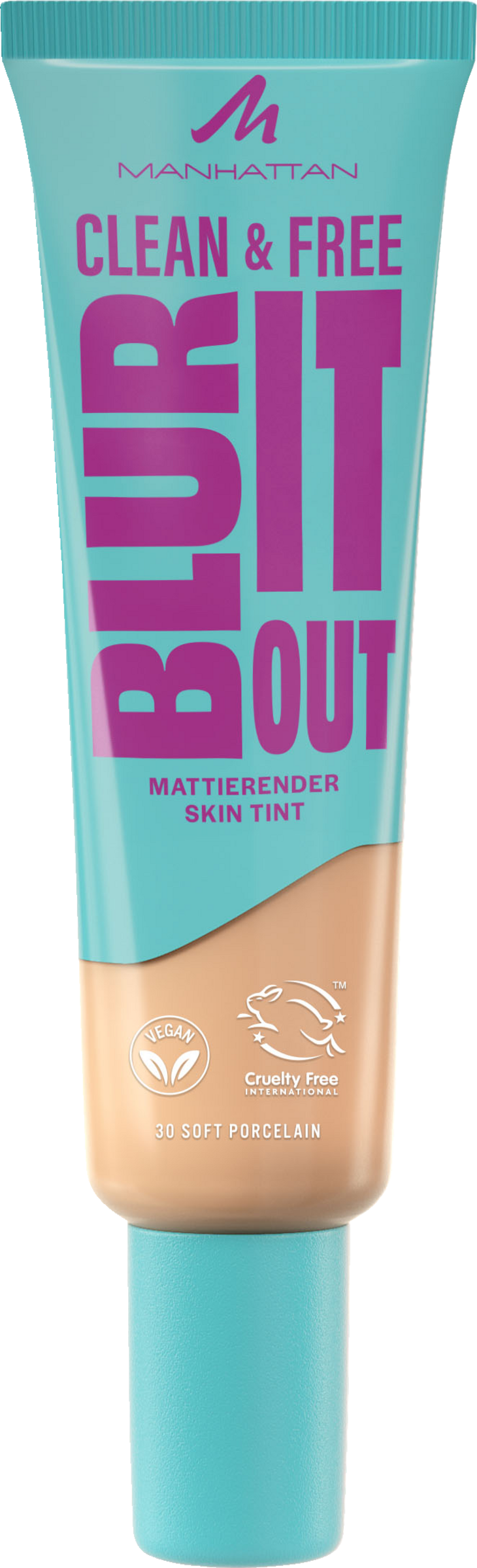 Clean & Free Blur It Out Skin Tint 30 Soft Porcelain LSF20