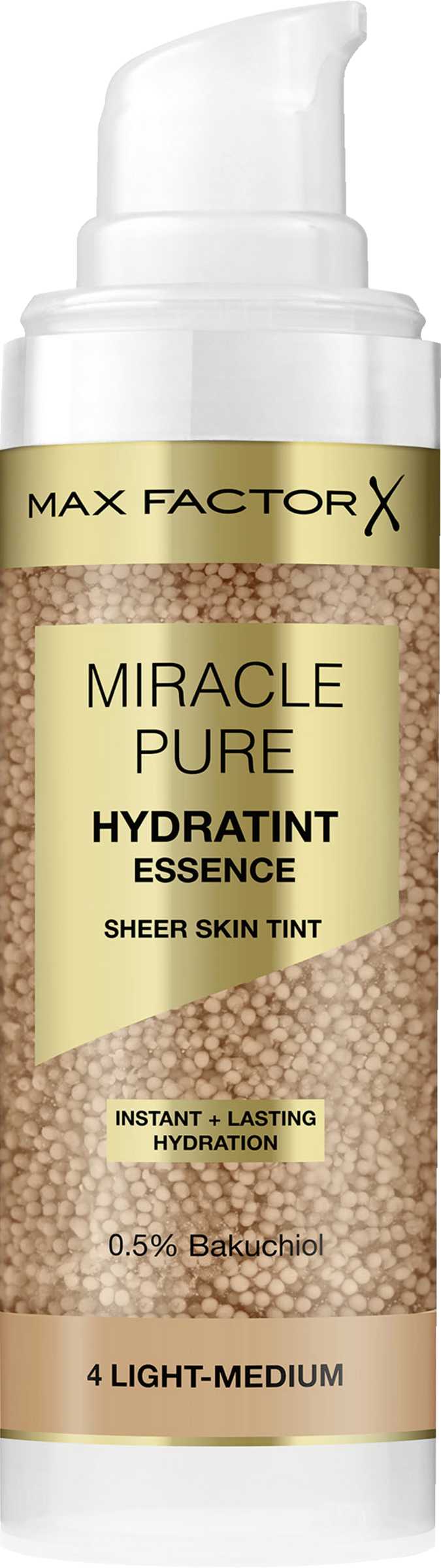 Max Factor Miracle Pure Hydratint Essence Foundation 4  Light-Medium