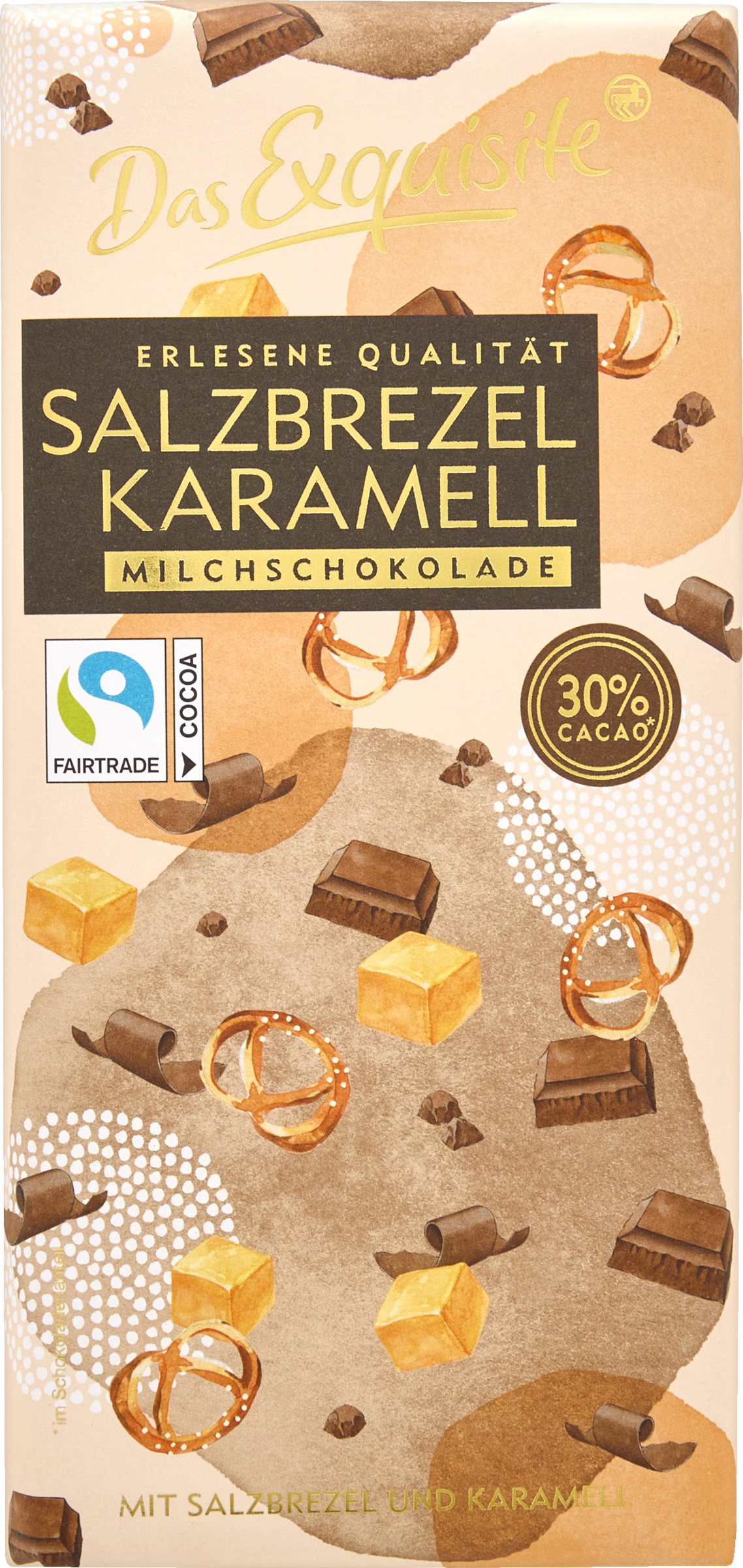 Schokolade Salzbrezel-Karamell
