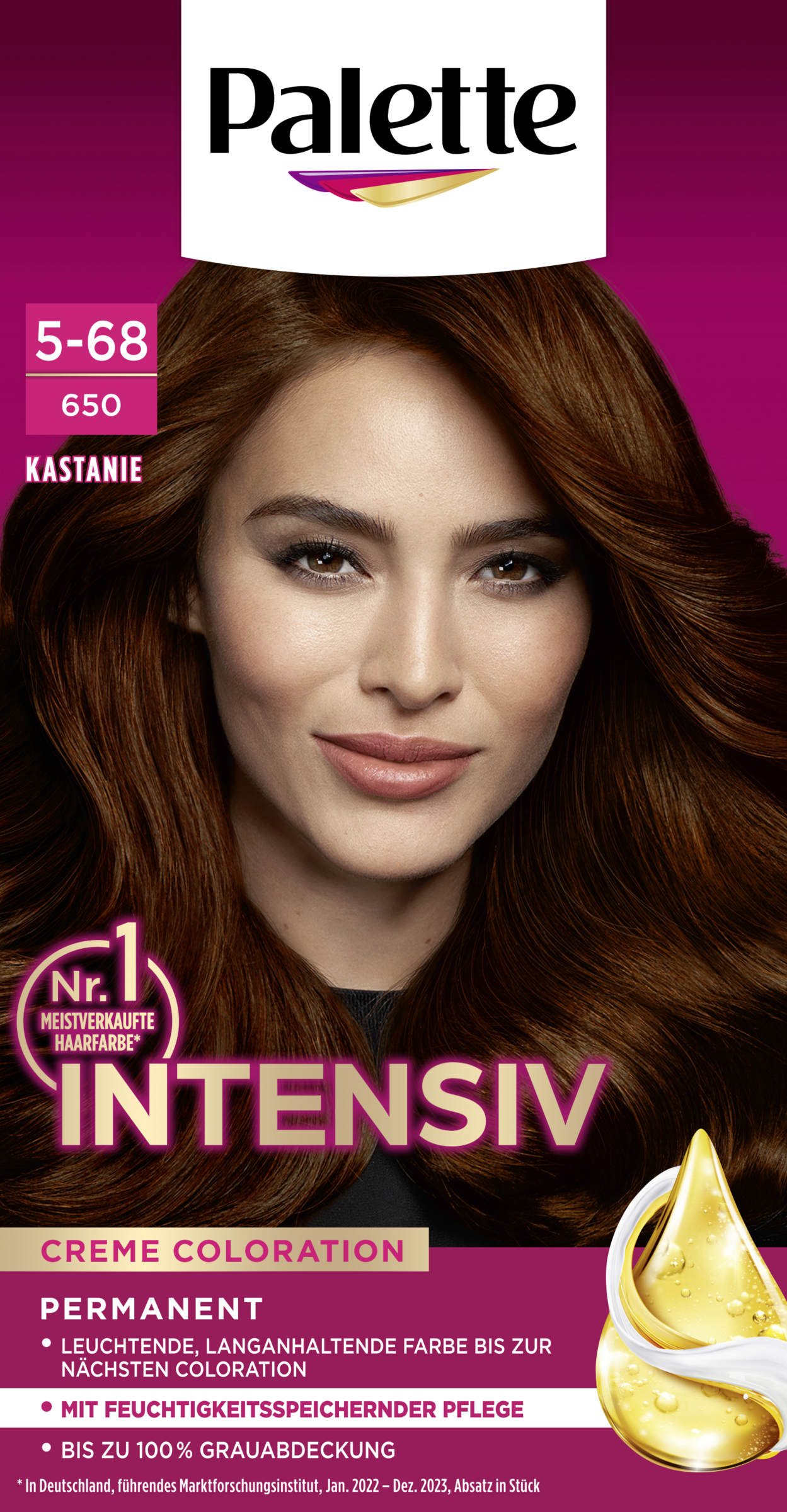 Intensiv Creme Coloration 5-68650 Kastanie