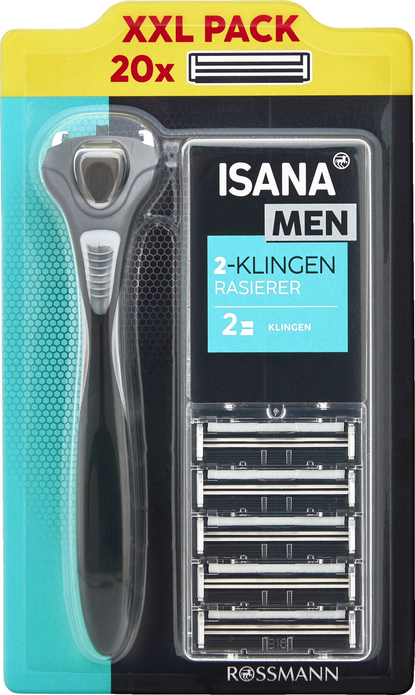 ISANA MEN 2-Klingen Rasierer