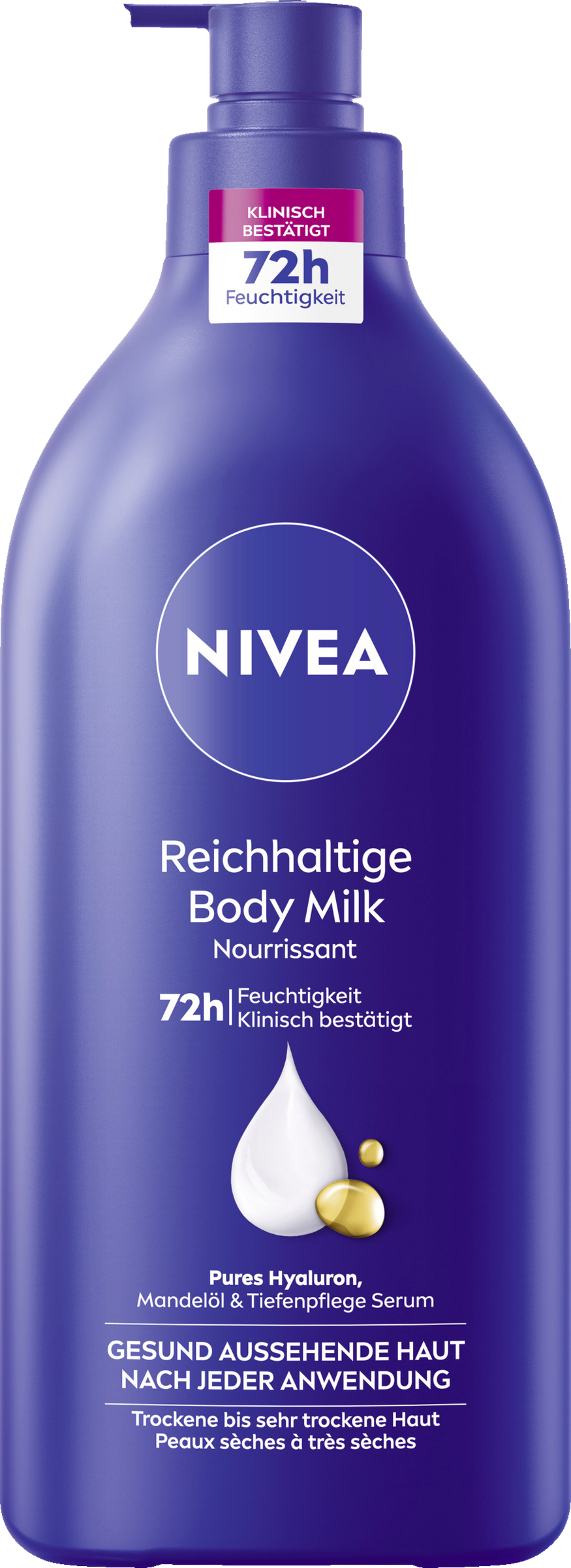 NIVEA Reichhaltige Body Milk Pump Spender