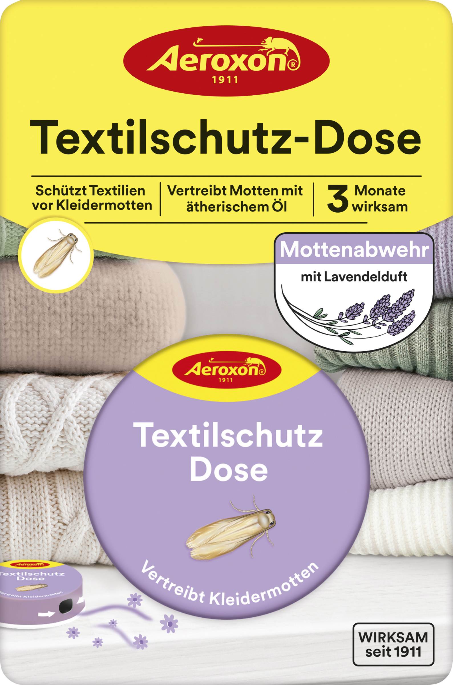 Aeroxon Textilschutz-Dose Mottenabwehr