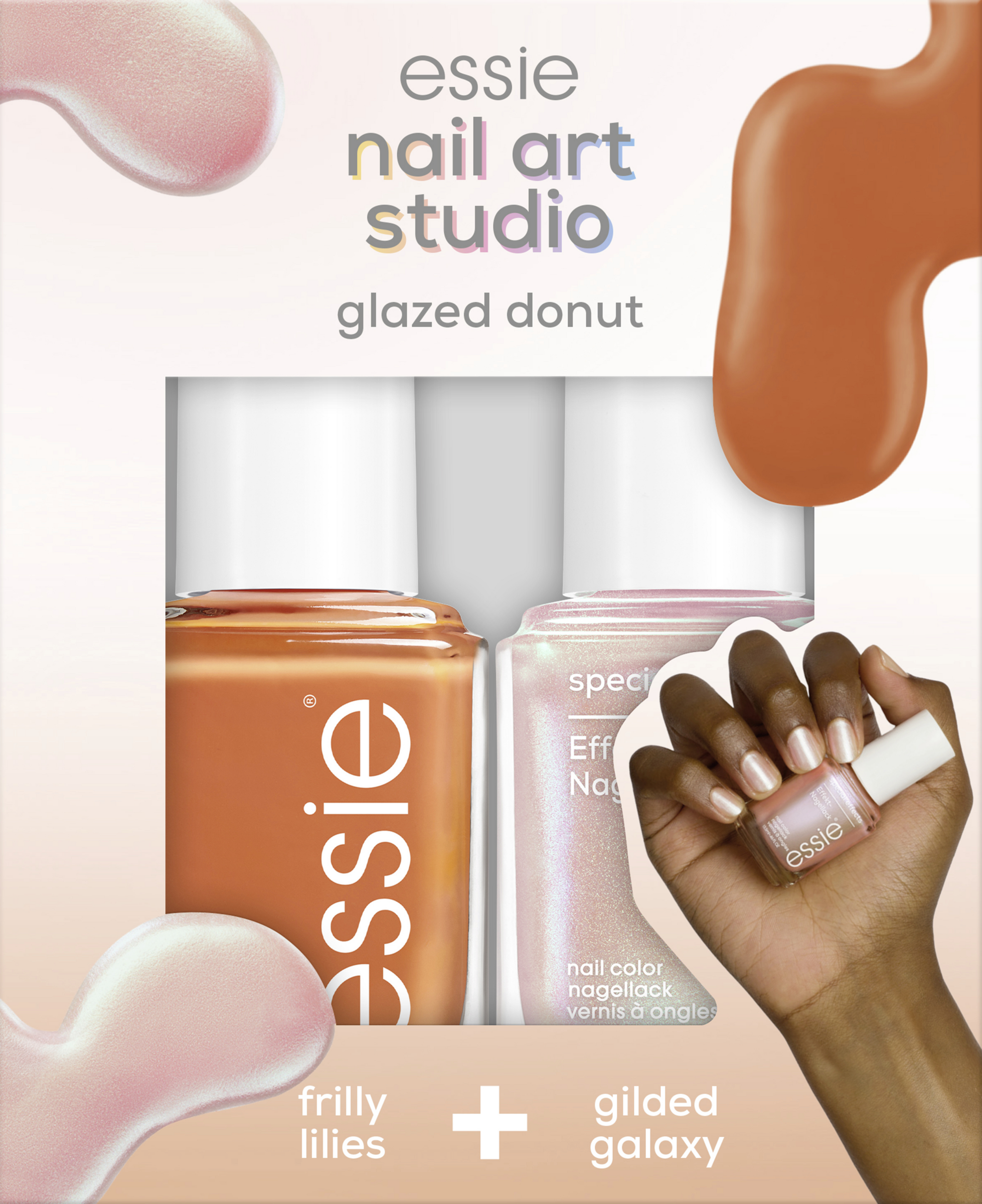 Nagellack Set glazed donut