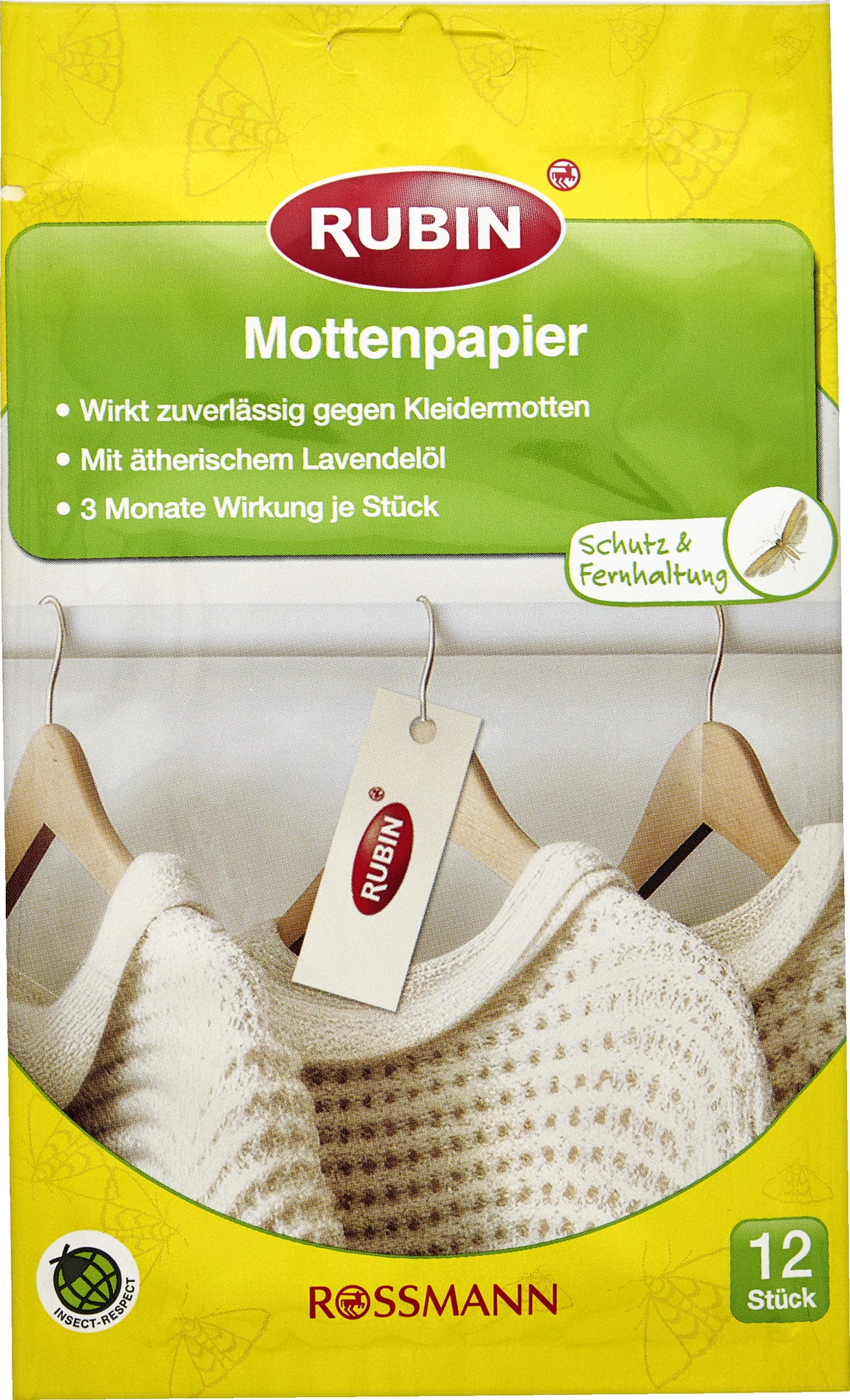 RUBIN Mottenpapier