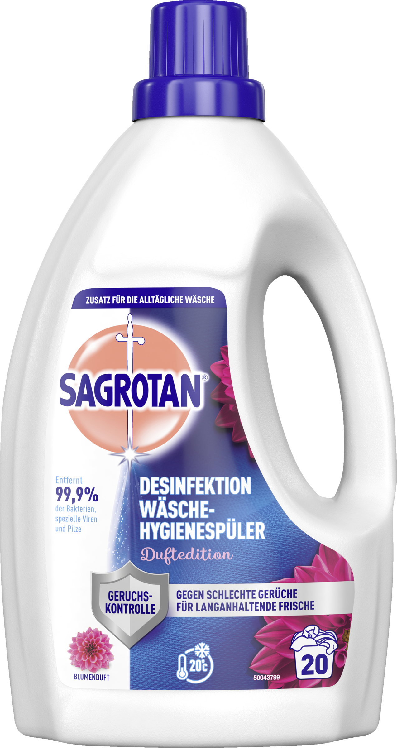 منعم ومعقم لغسالات الملابس، إصدار معطر 20 عبوة